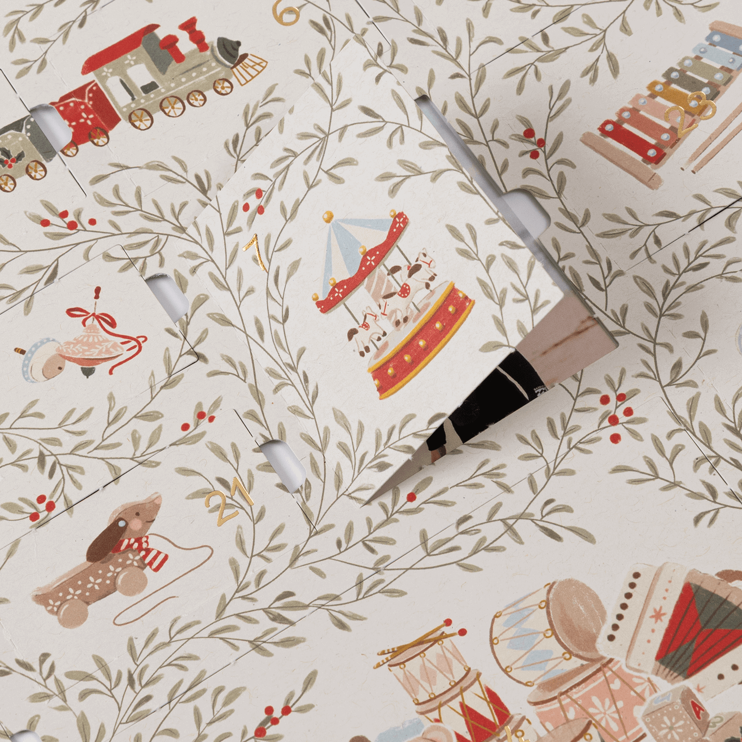 Adventskalender Spielzeugkiste