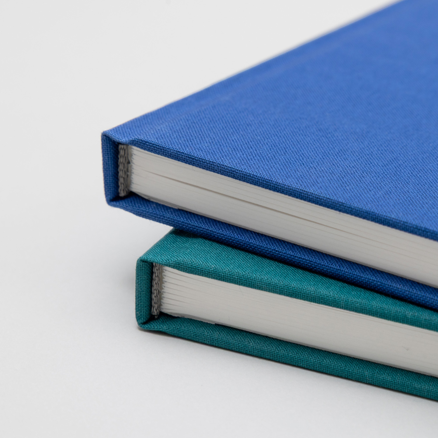 Notizbuch Stoffeinband veredelt