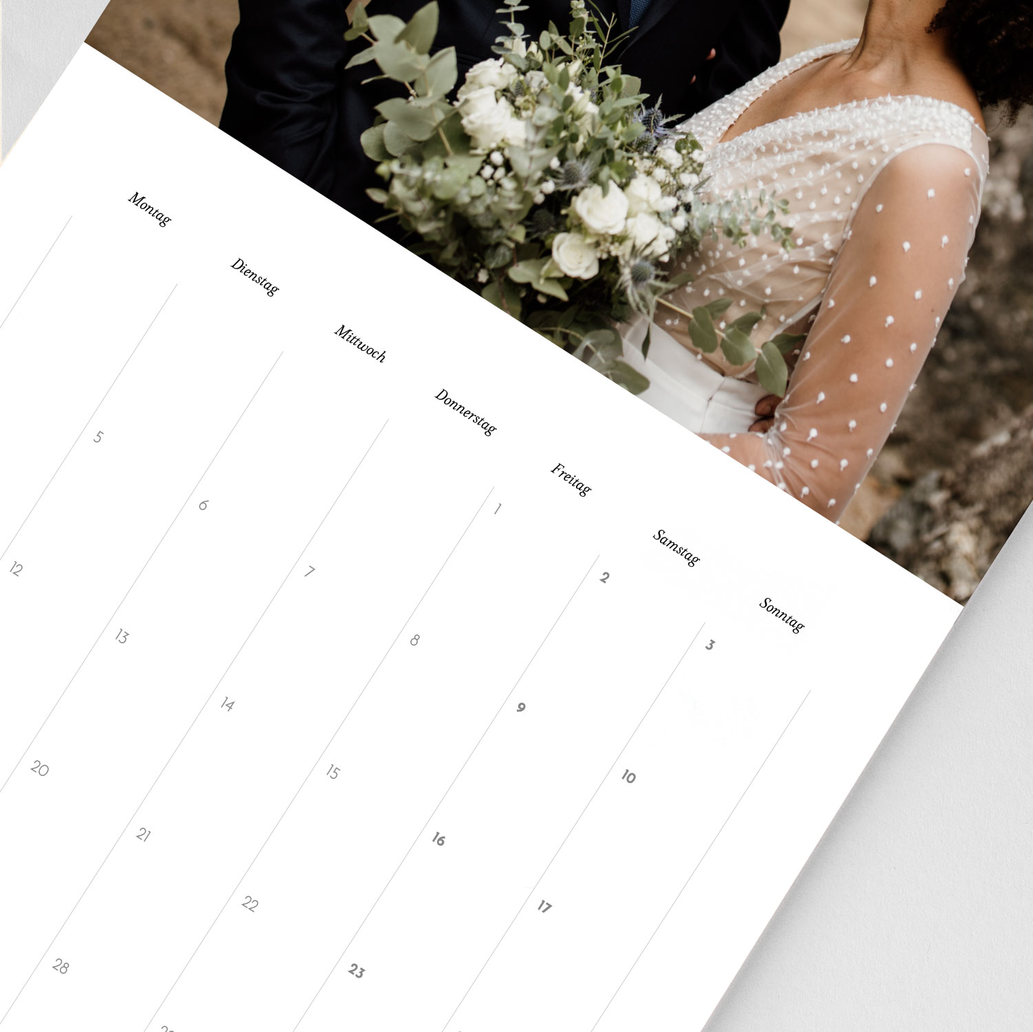 Wandkalender personalisierbare Felder Foto