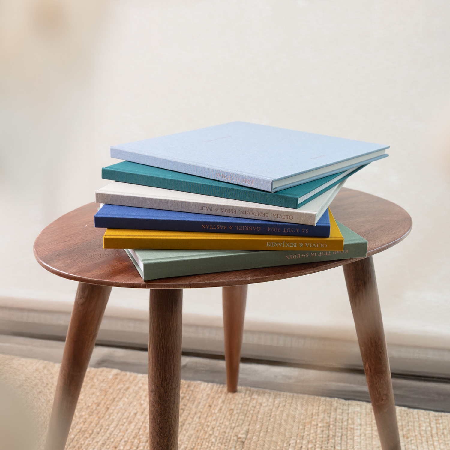 Fotobuch mit Stoffeinband Veredelung