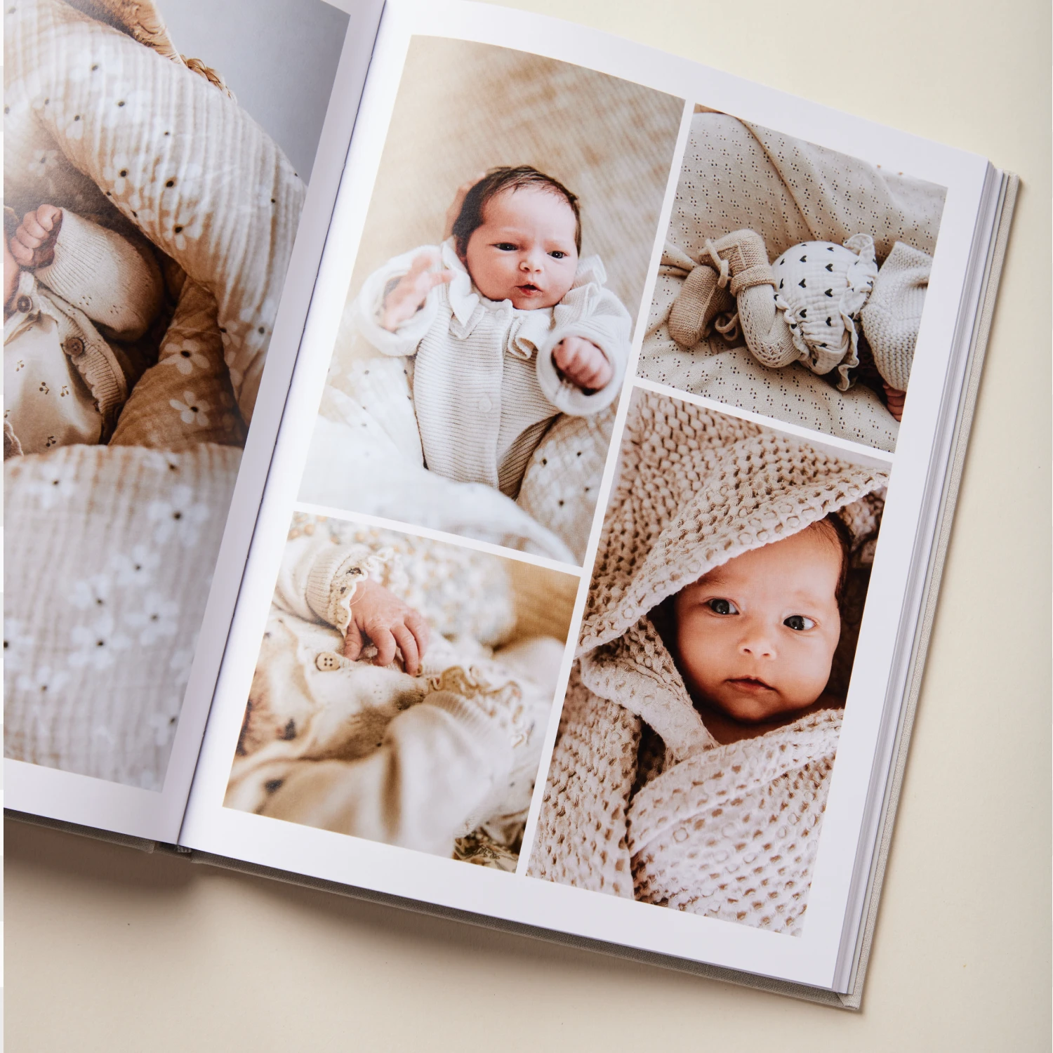 Fotobuch mit Stoffeinband Veredelung