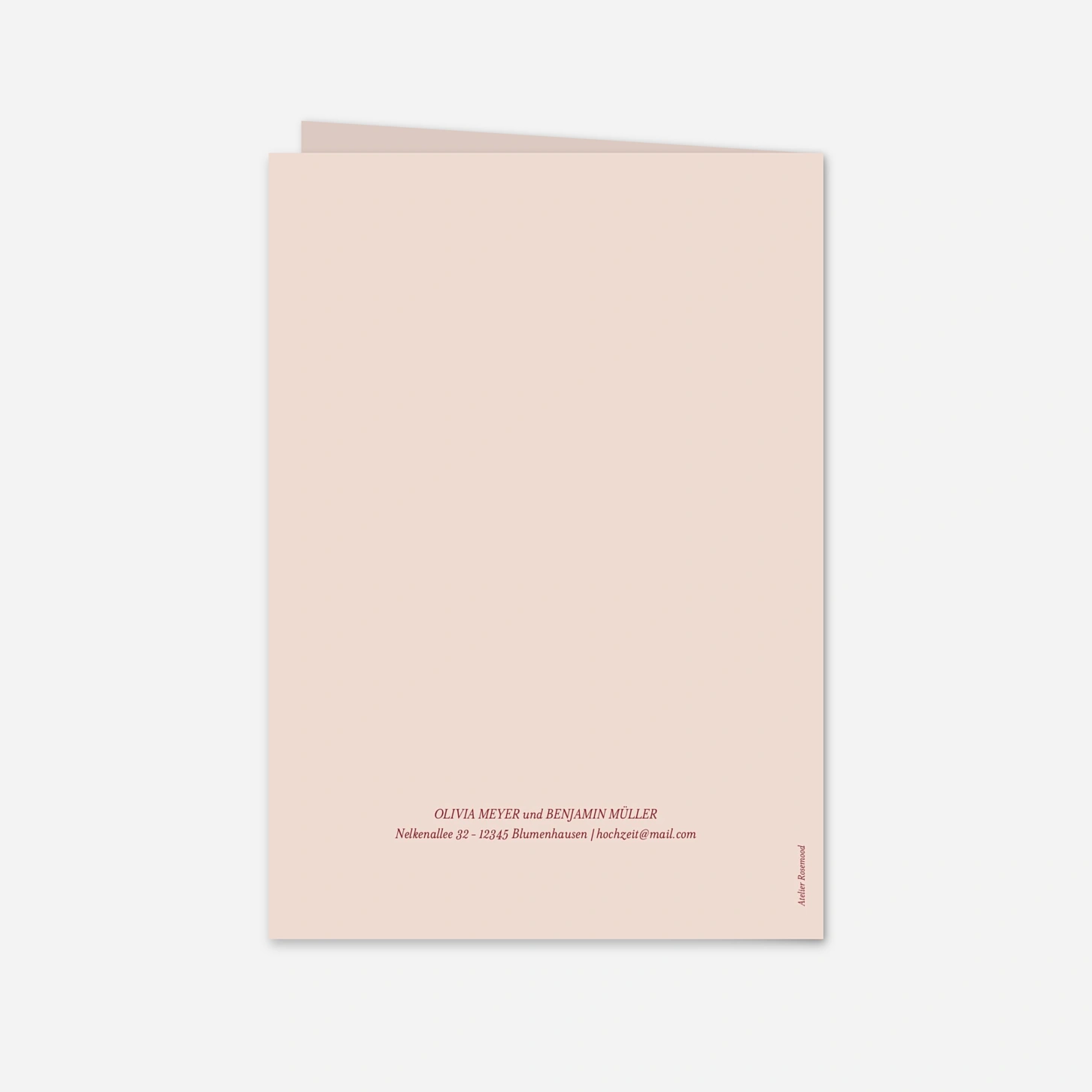 Hochzeitseinladung An deiner Seite