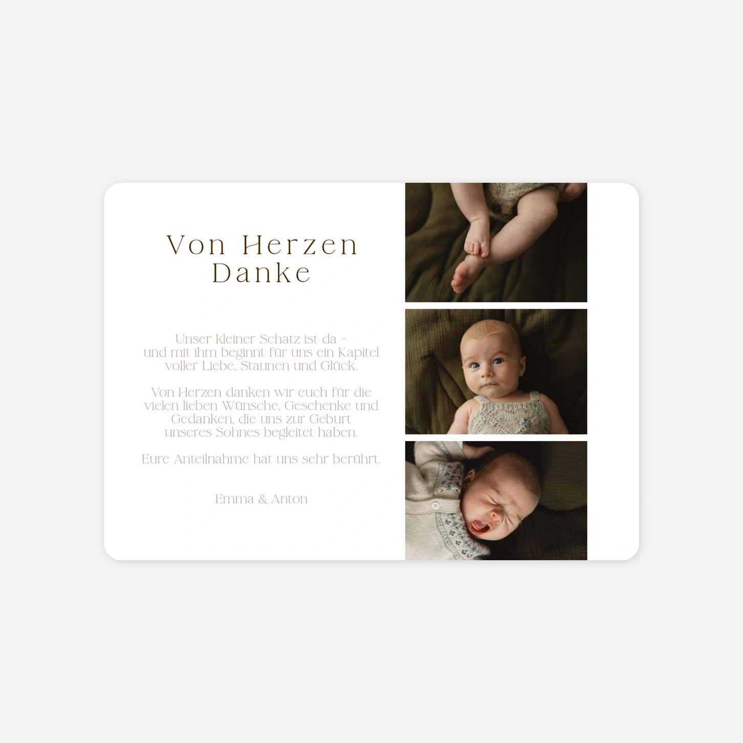 Geburtskarte Kleiner Zauber