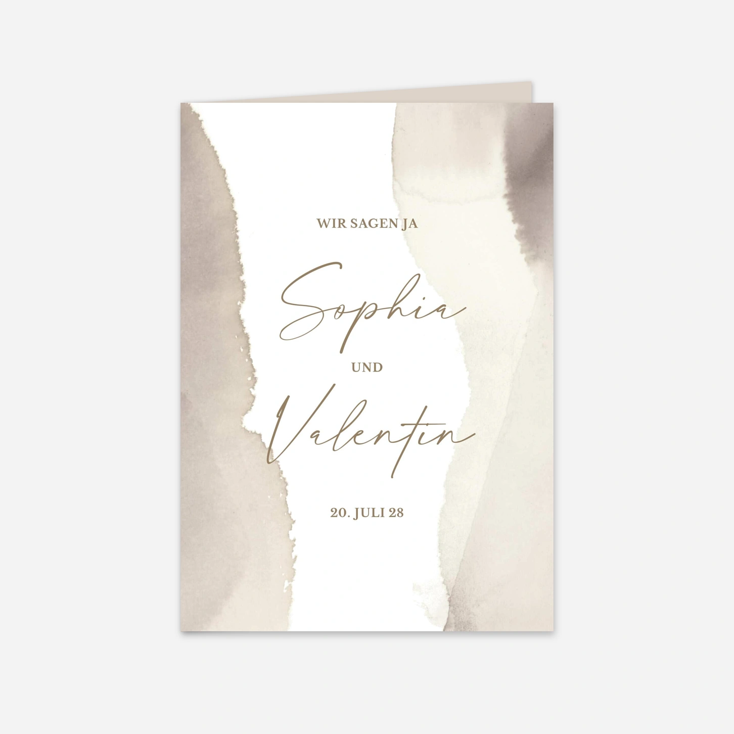 Hochzeitseinladung Aquarellpoesie