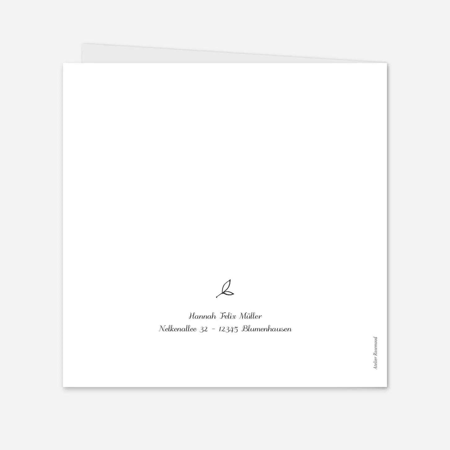 Dankeskarte Hochzeit Baumgeist