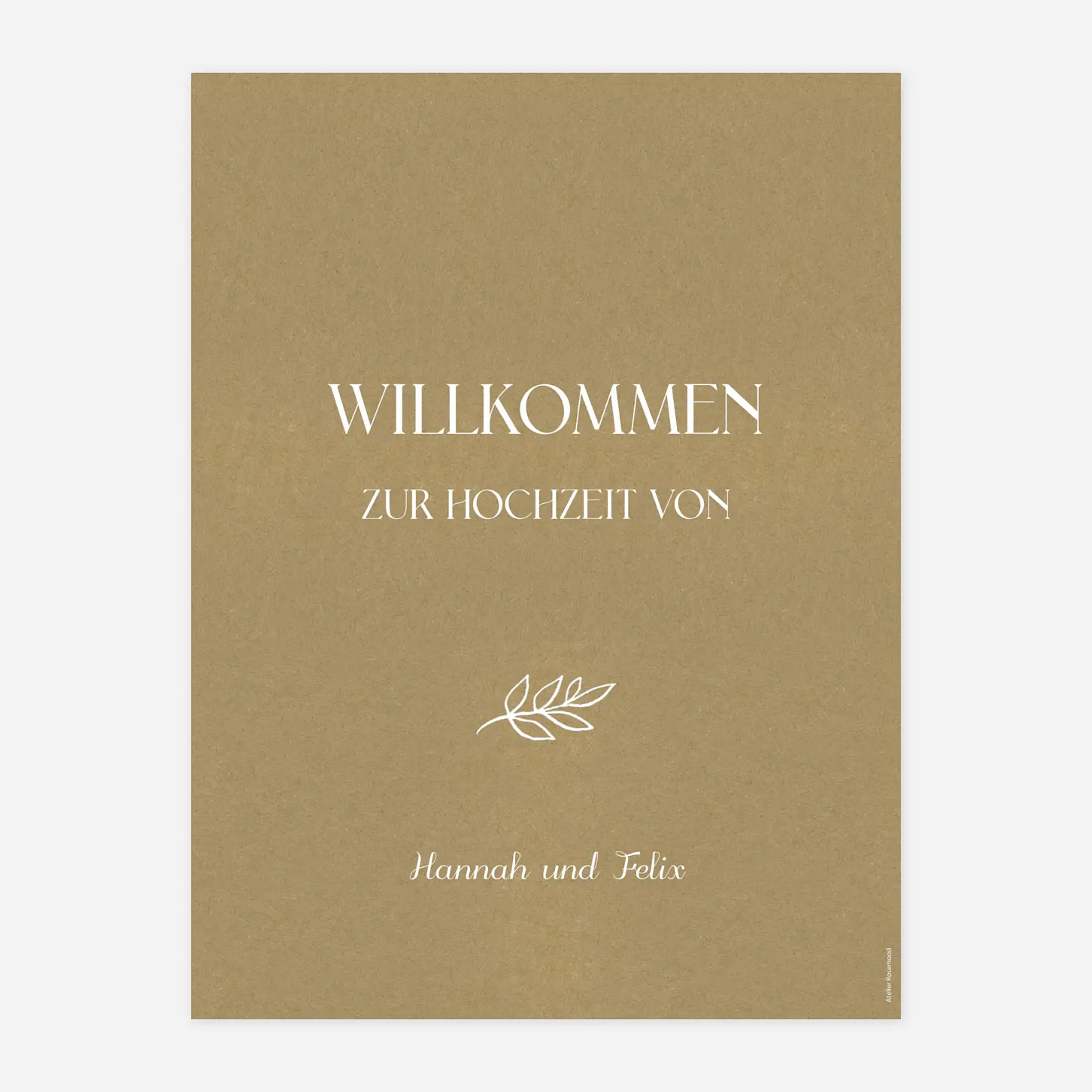 Willkommensschild Baumgeist