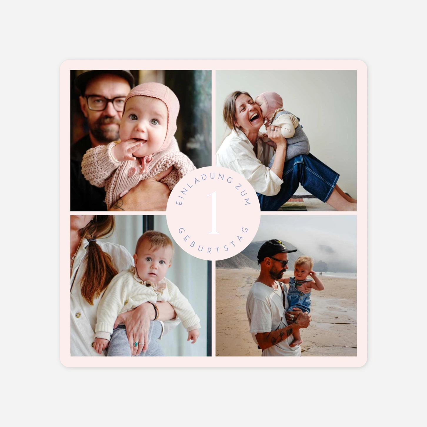 Kindergeburtstagseinladung Bunte Feier