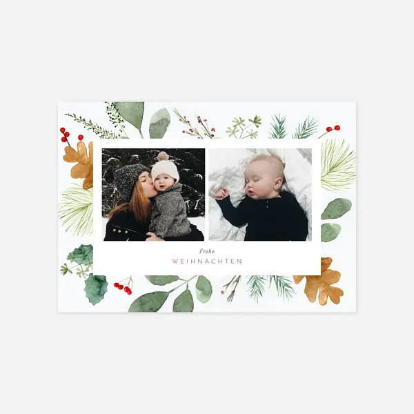 Blumen Aquarell Winter