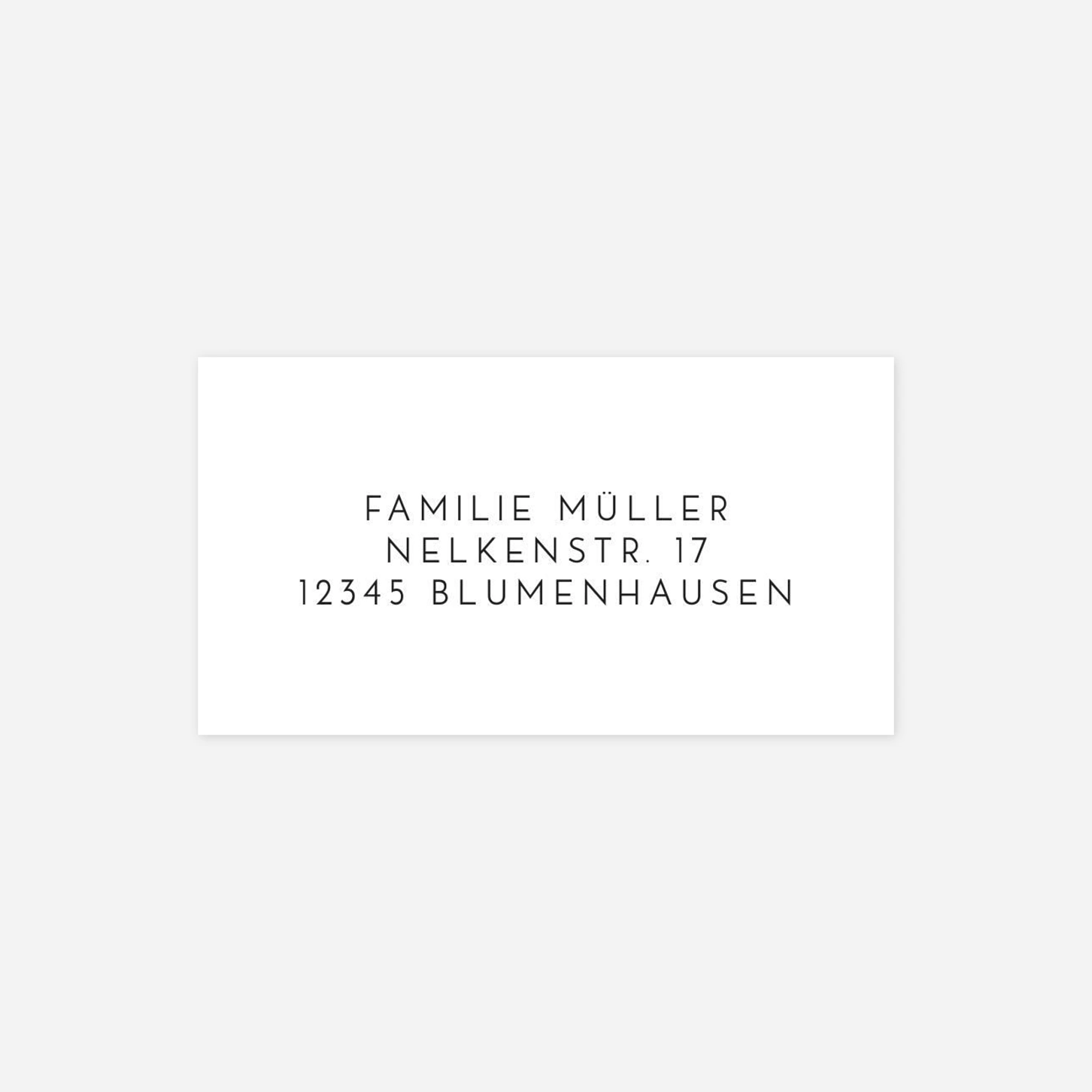 Empfängeraufkleber Weihnachten Besinnliche Grüße