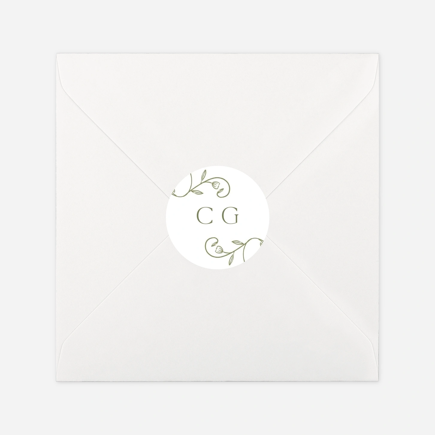 Geschenkaufkleber Hochzeit Botanischer Garten
