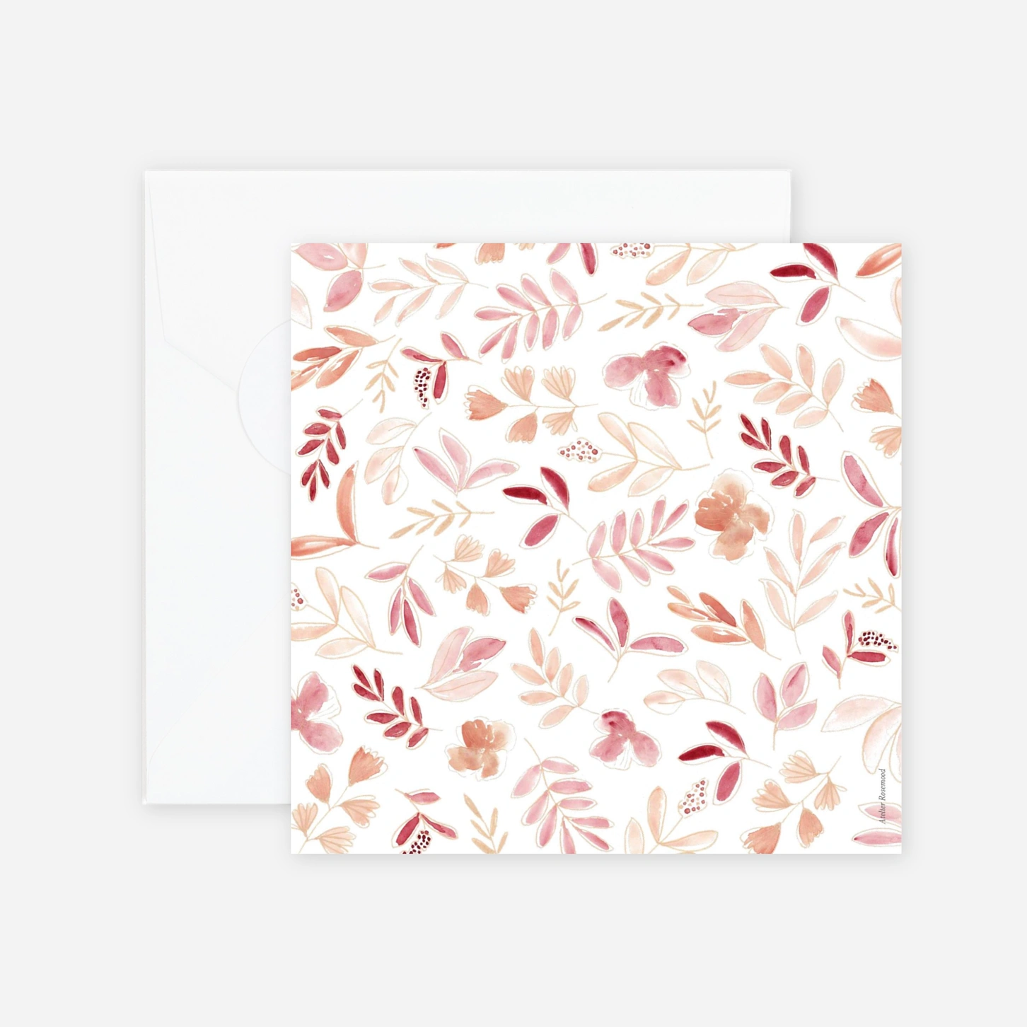 Geburtskarte Blumenhauch