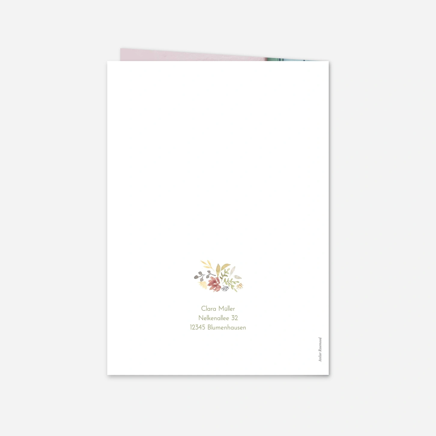 Konfirmationseinladung Blütensegen