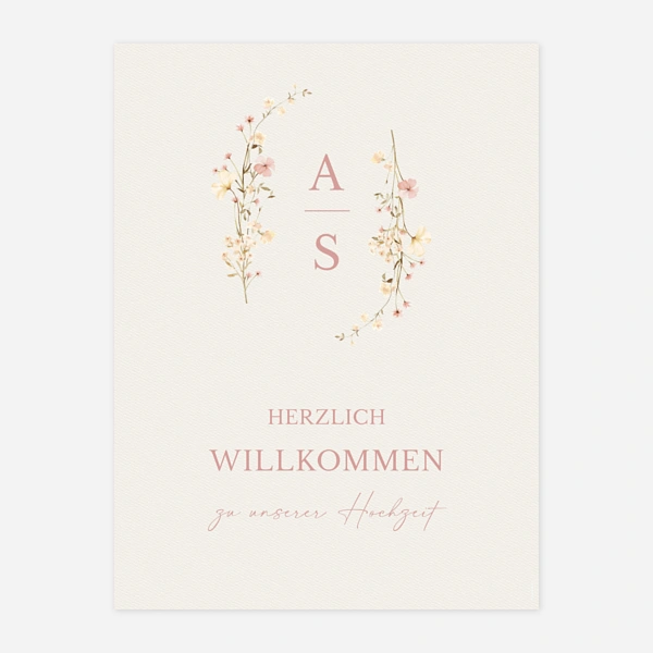Blütenmonogramm