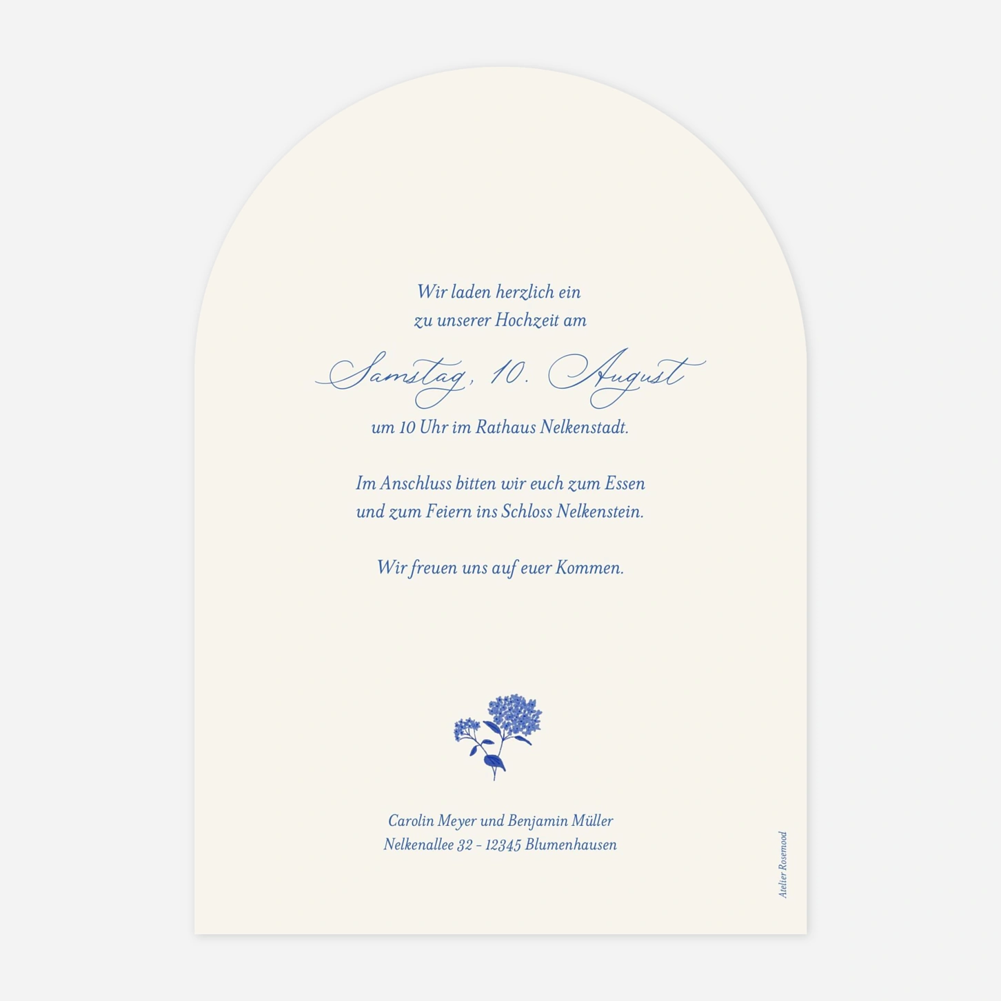 Hochzeitseinladung Bretonische Küste