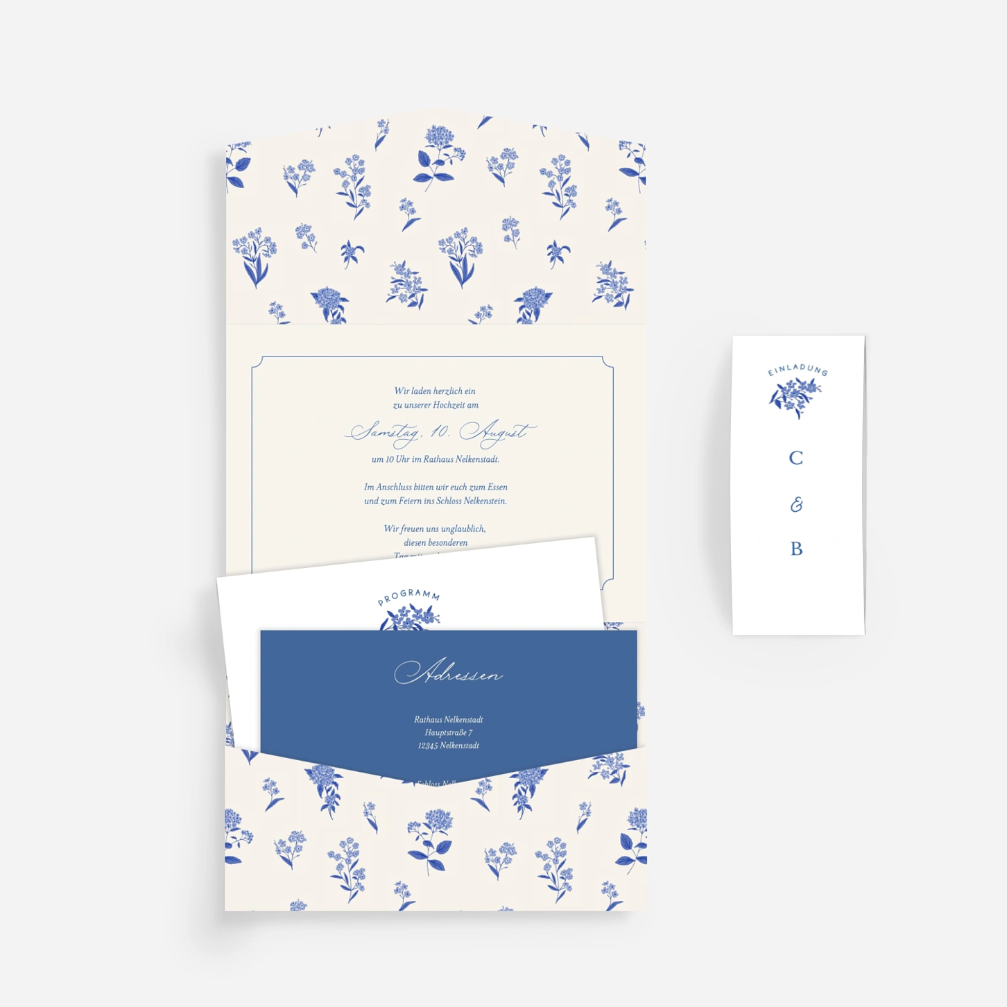 Hochzeitseinladung Bretonische Küste