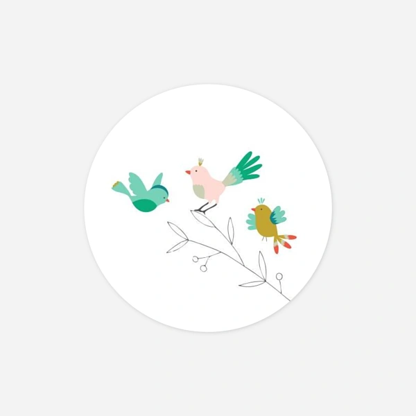 Bunte Vögel