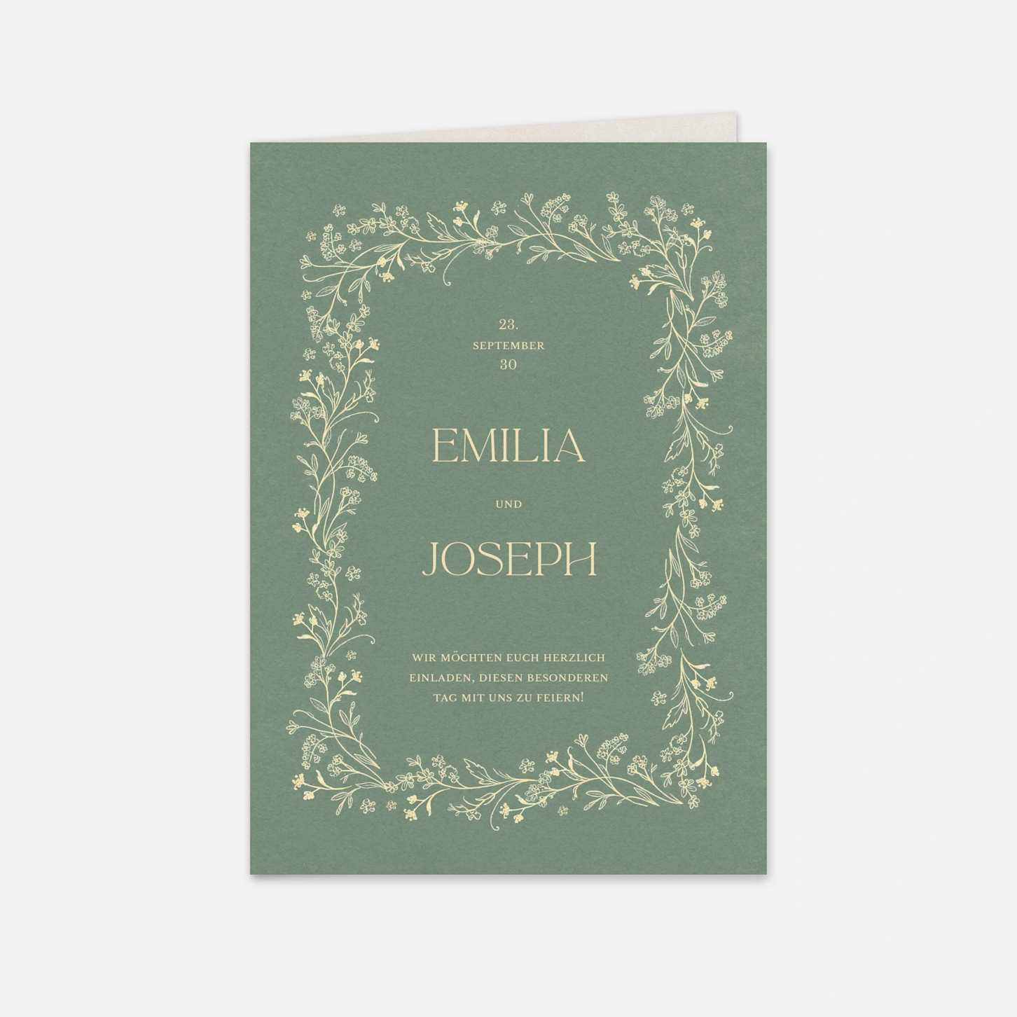 Hochzeitseinladung Blütenzweig