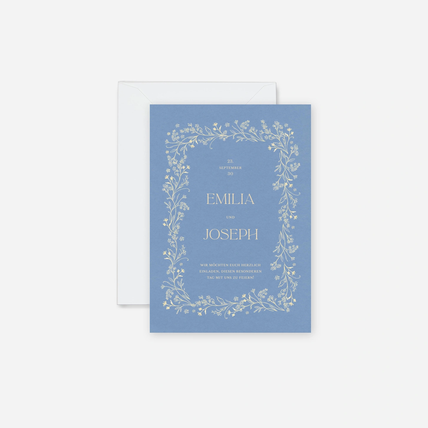 Hochzeitseinladung Blütenzweig