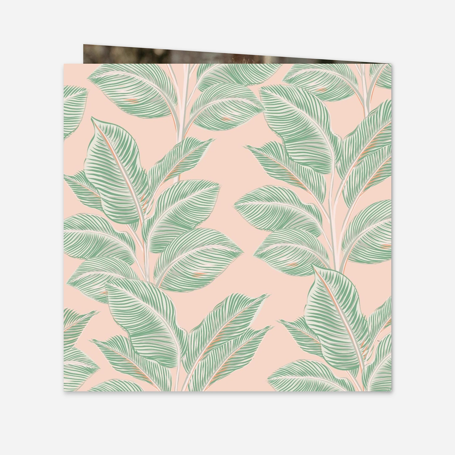 Dankeskarte Hochzeit Calathea