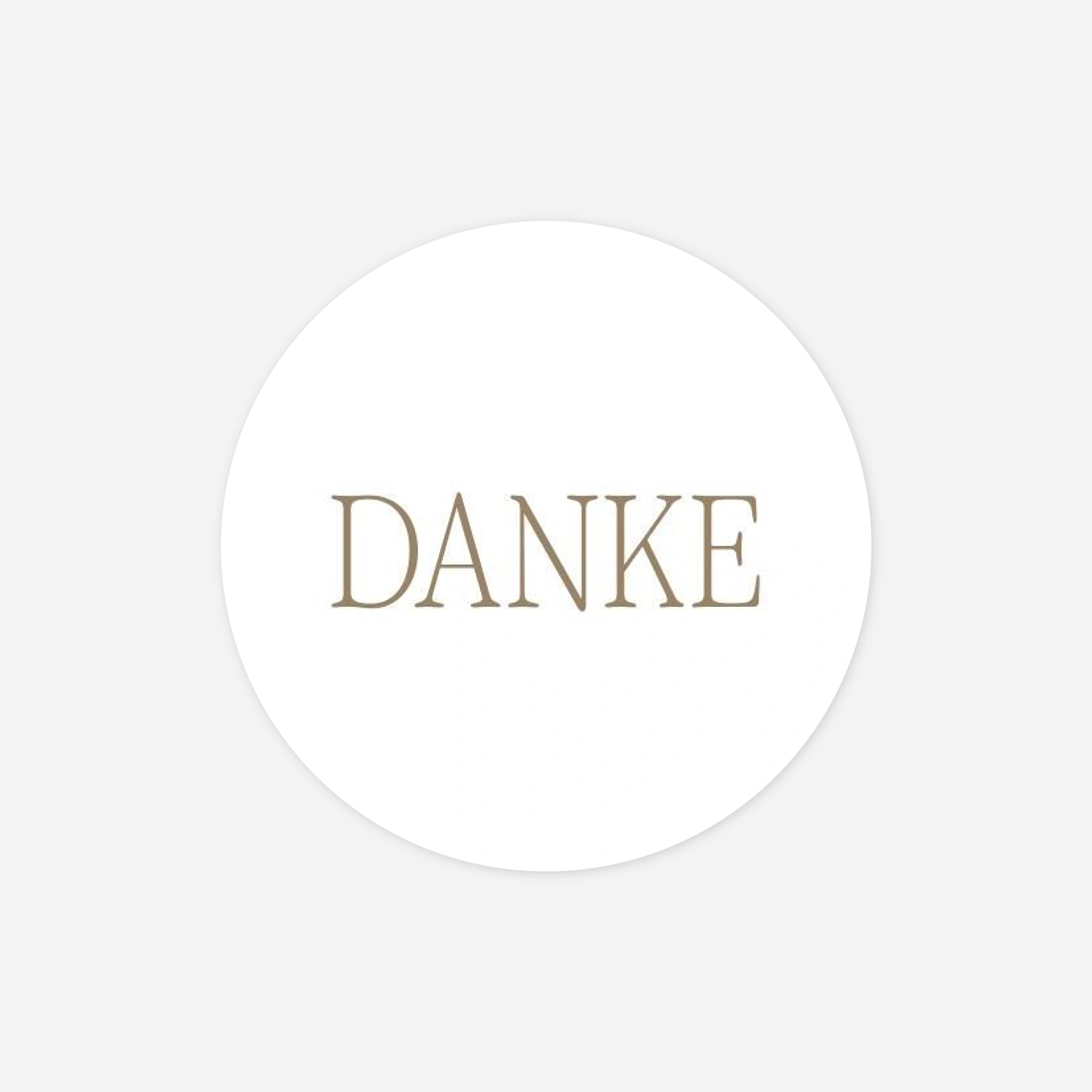 Geschenkaufkleber Hochzeit Dankbarkeit