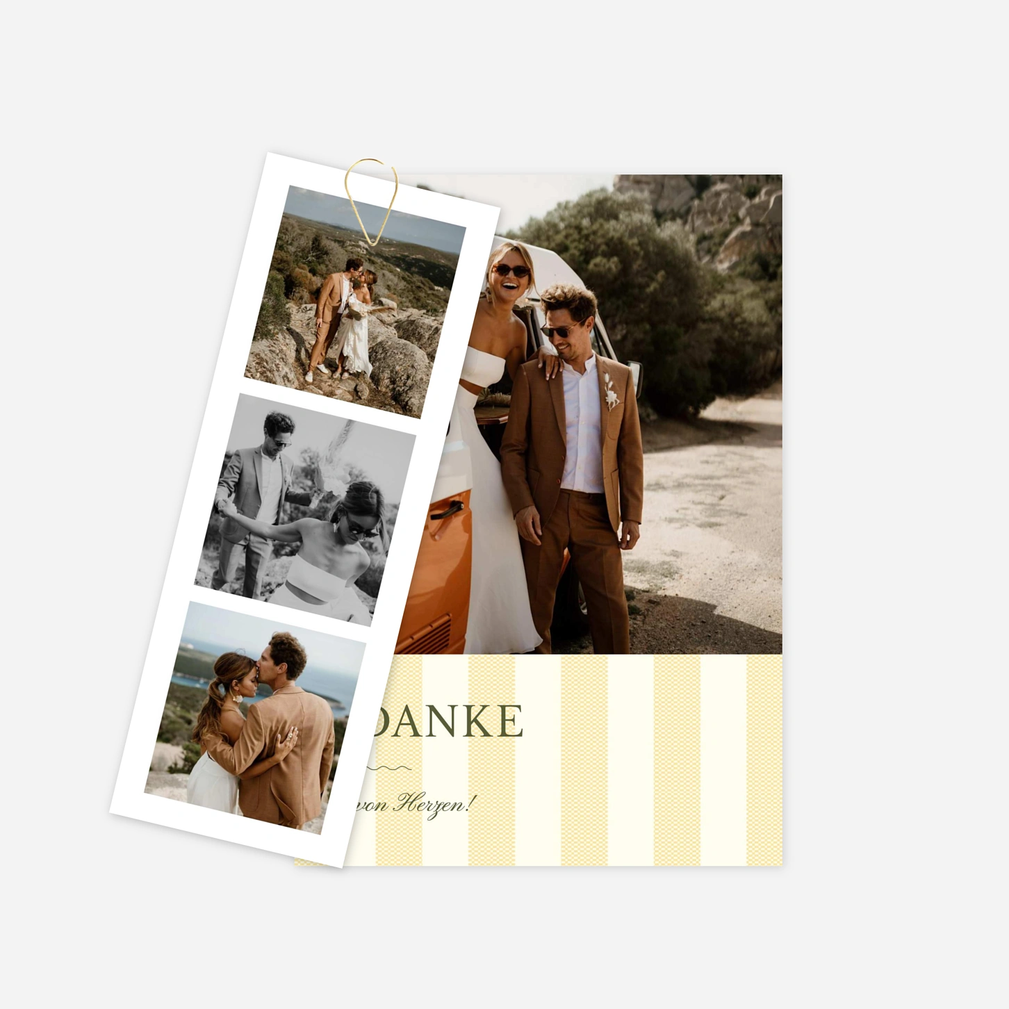 Dankeskarte Hochzeit Dolce Amore