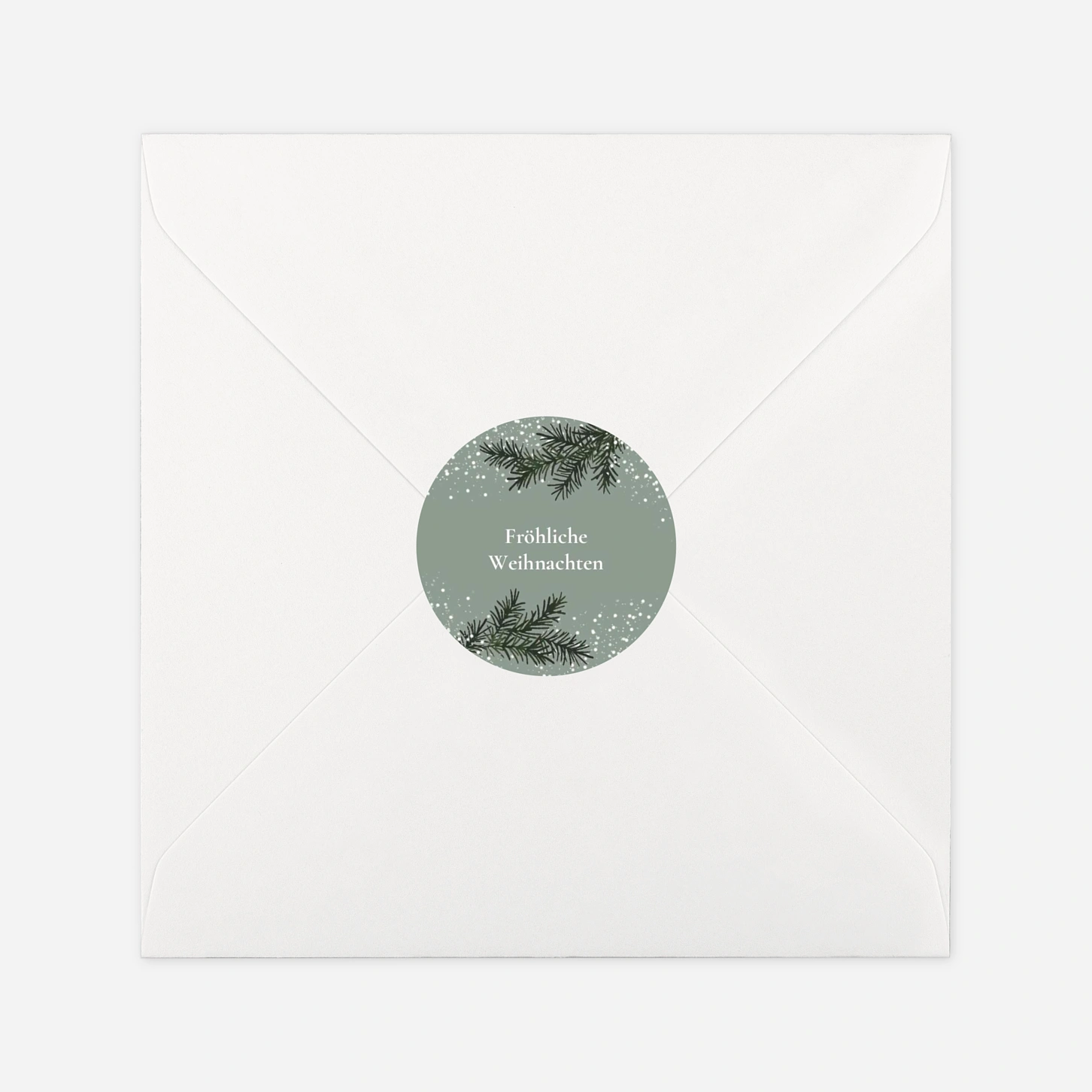 Geschenkaufkleber Weihnachten Elegant Greetings