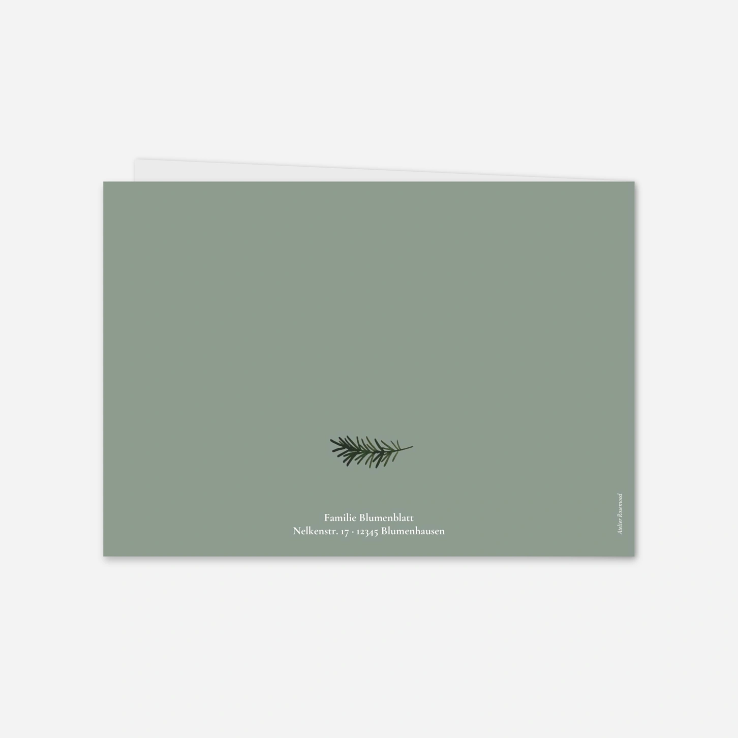 Weihnachtskarte Elegant Greetings