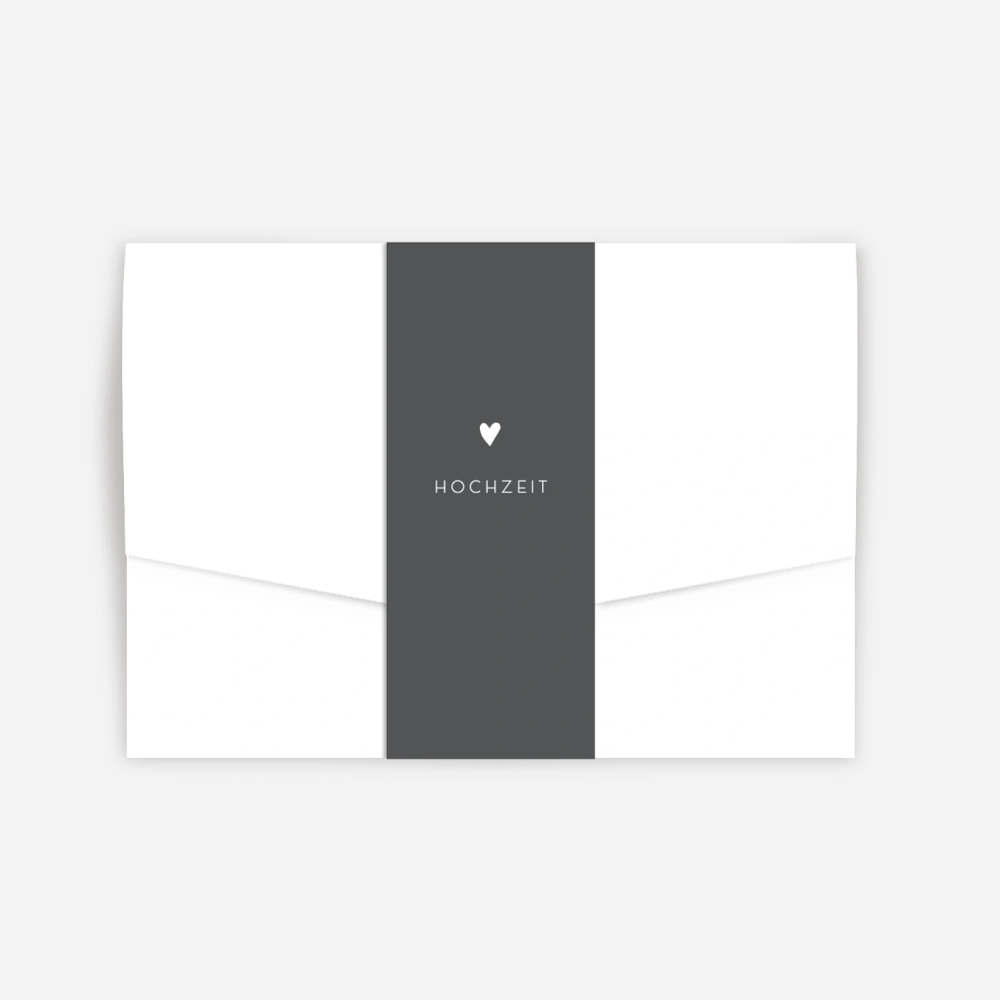 Hochzeitseinladung Elegant Herz