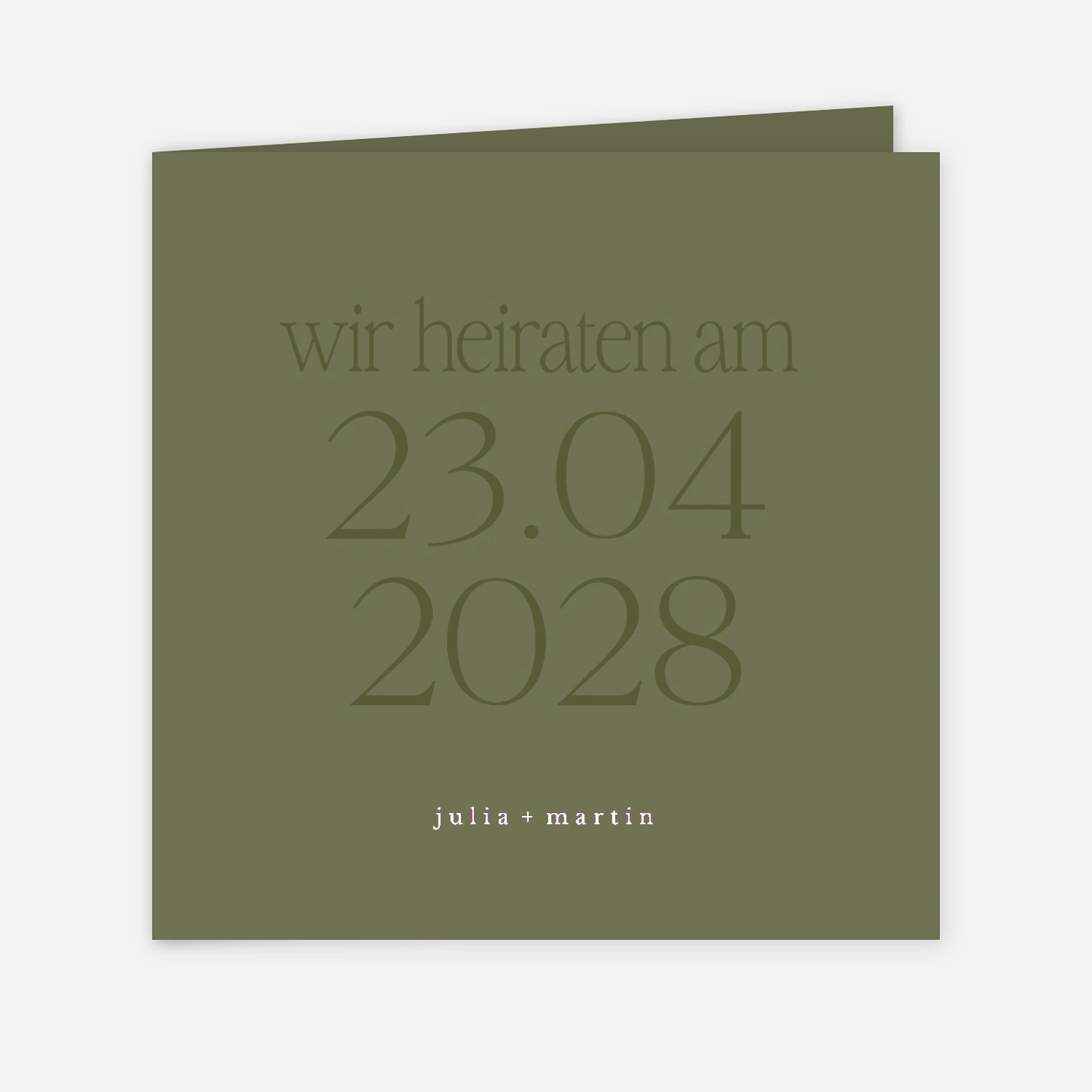 Hochzeitseinladung Ein Leben lang