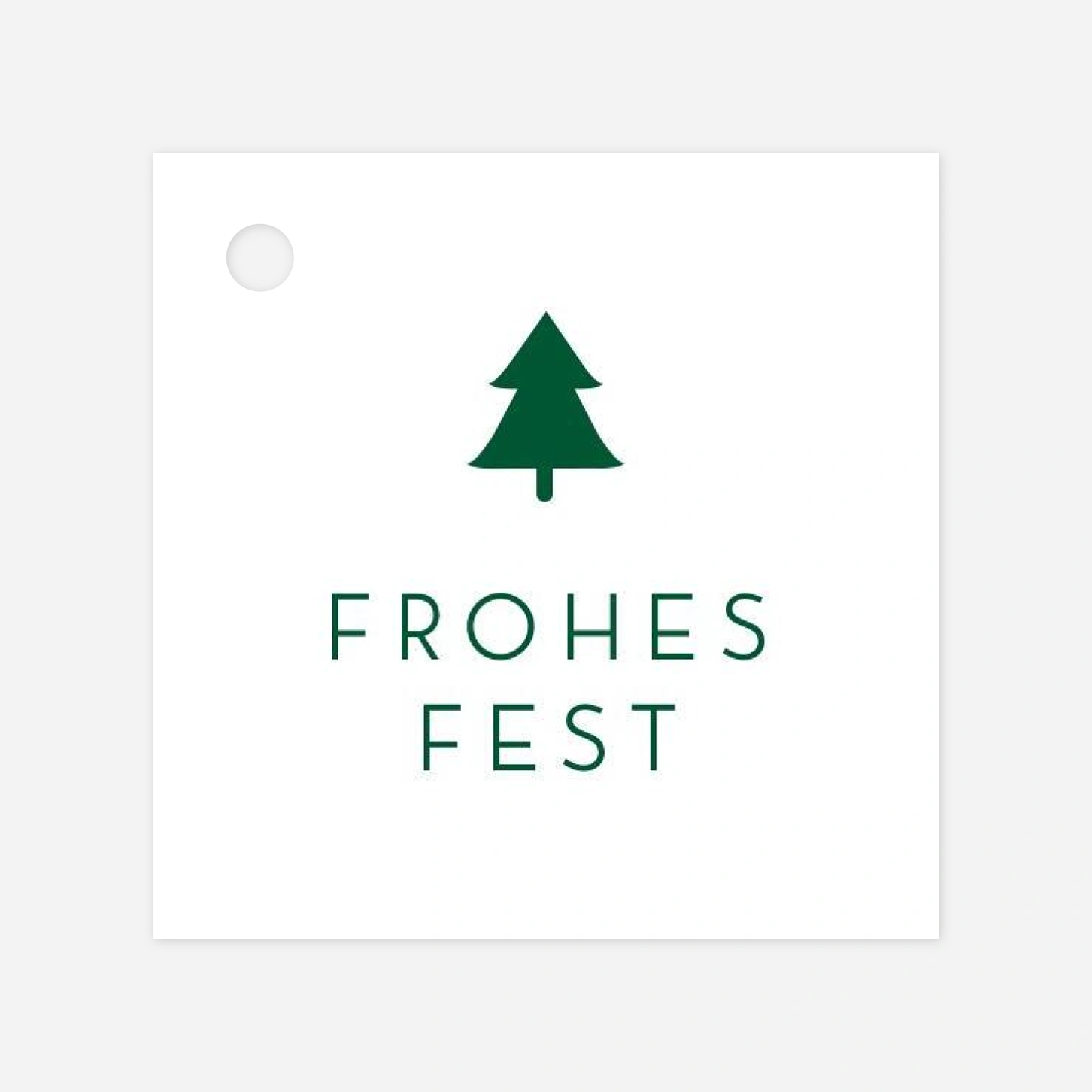 Geschenkeanhänger Elegant Tannenbaum