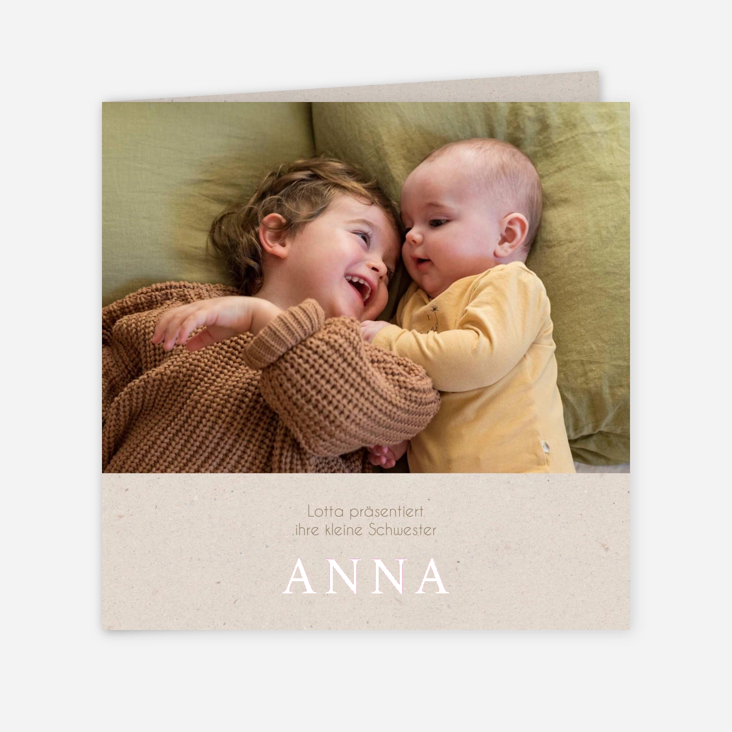 Geburtskarte Erste Begegnung