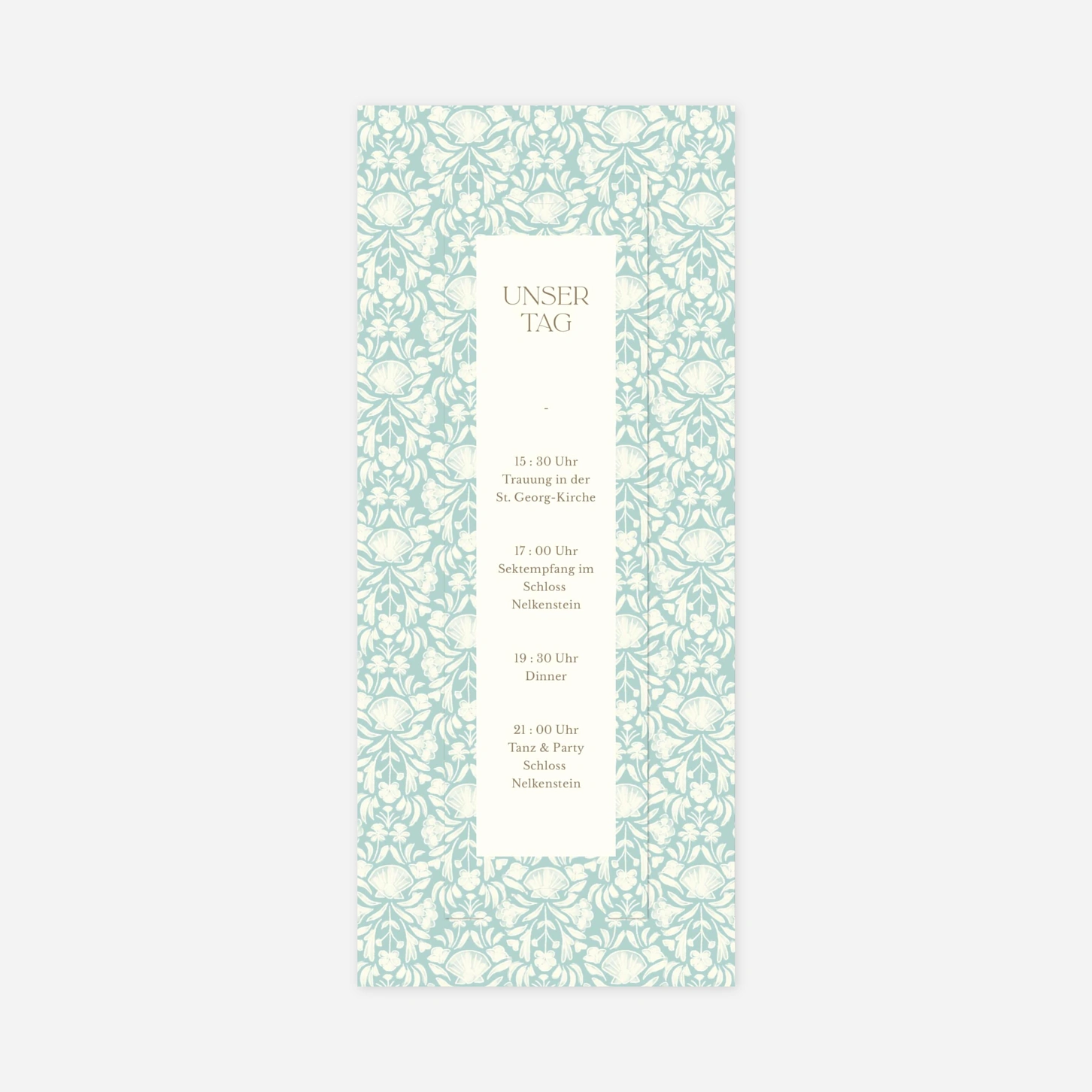 Hochzeitseinladung Elegant Shell