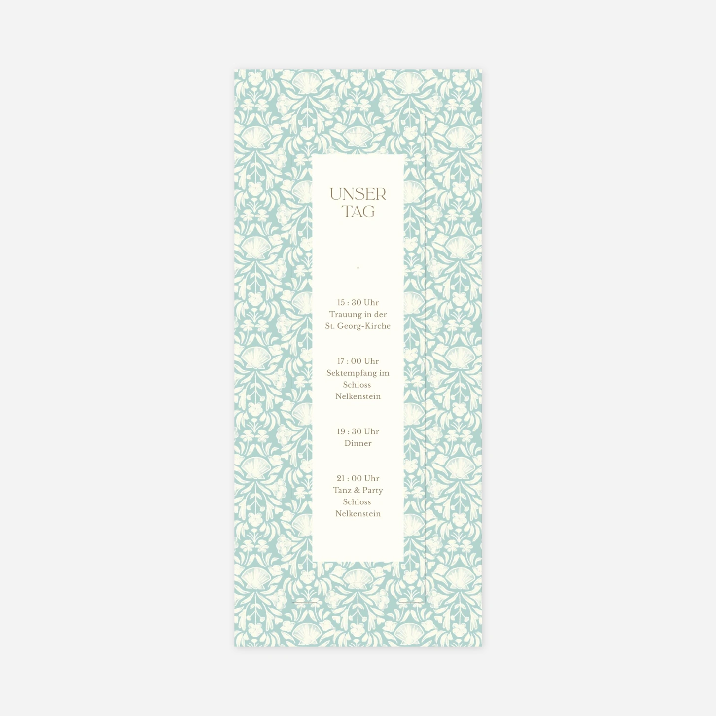 Hochzeitseinladung Elegant Shell