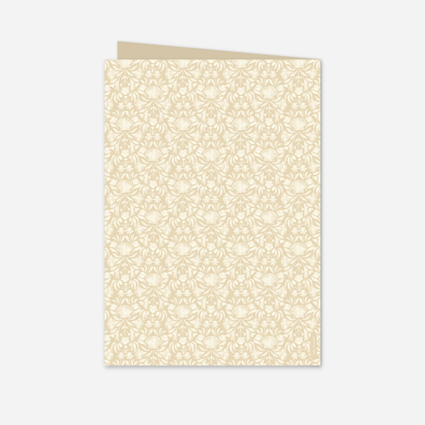 Kirchenheft Taufe Elegant Shell