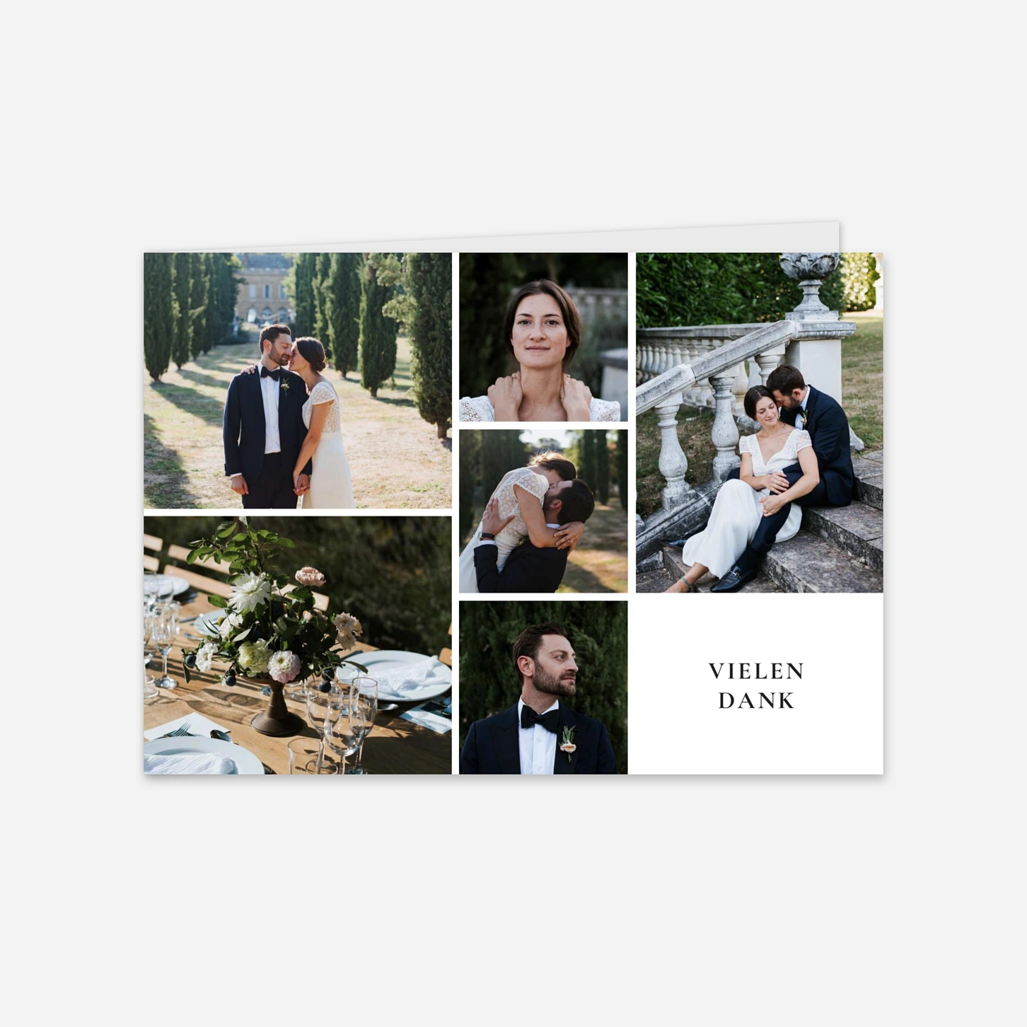 Dankeskarte Hochzeit Essenziell