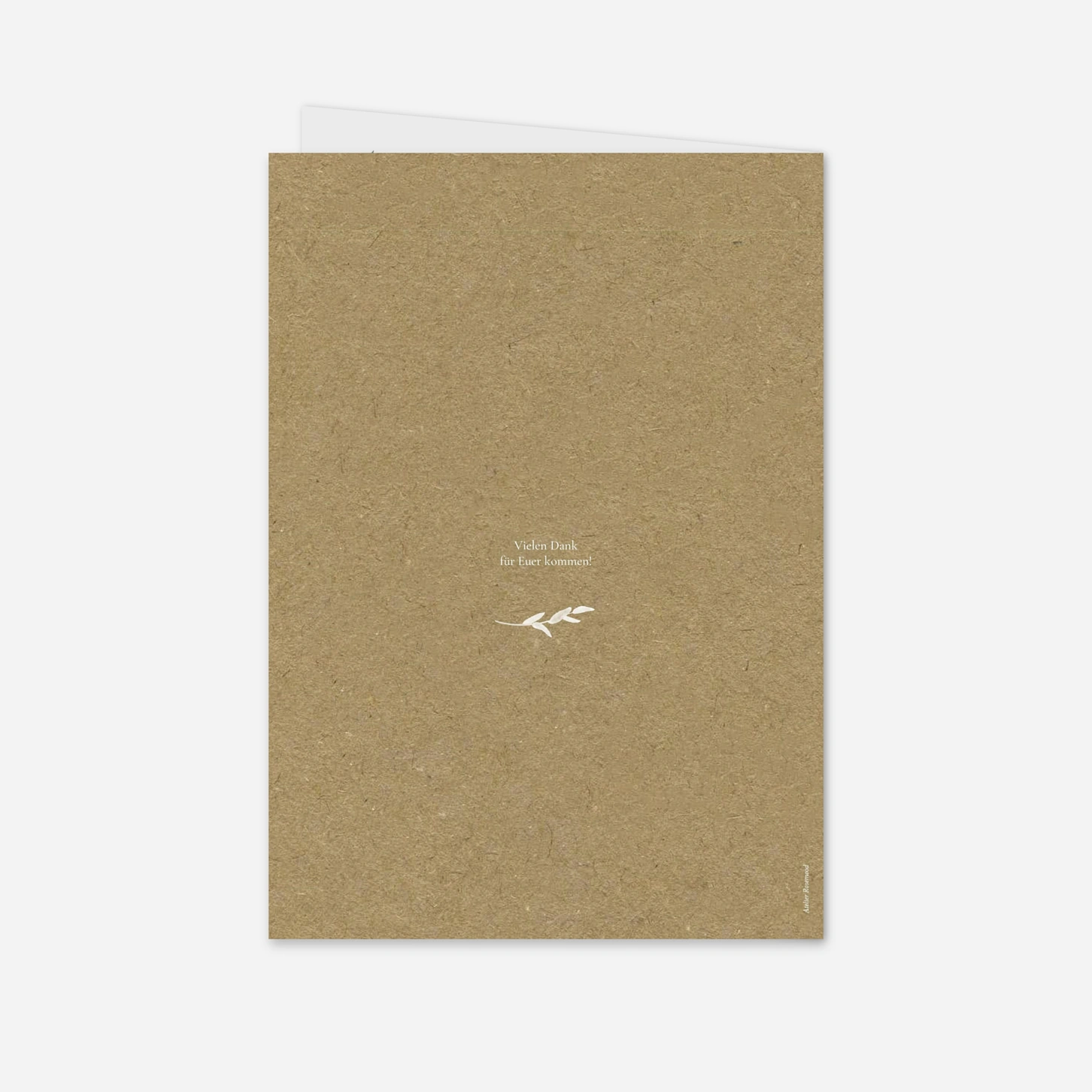 Kirchenheft Hochzeit Eukalyptuskranz