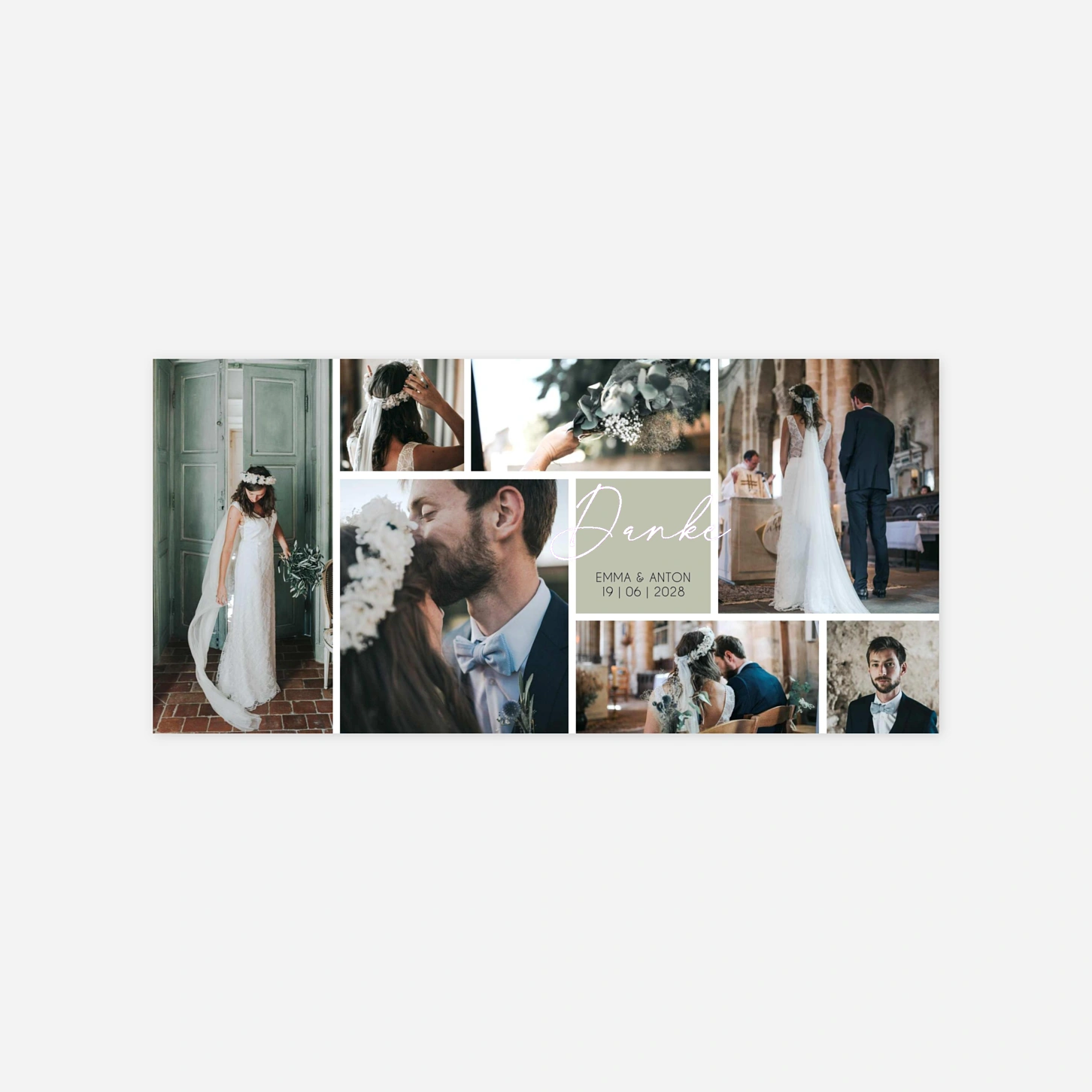 Dankeskarte Hochzeit Ewige Momente