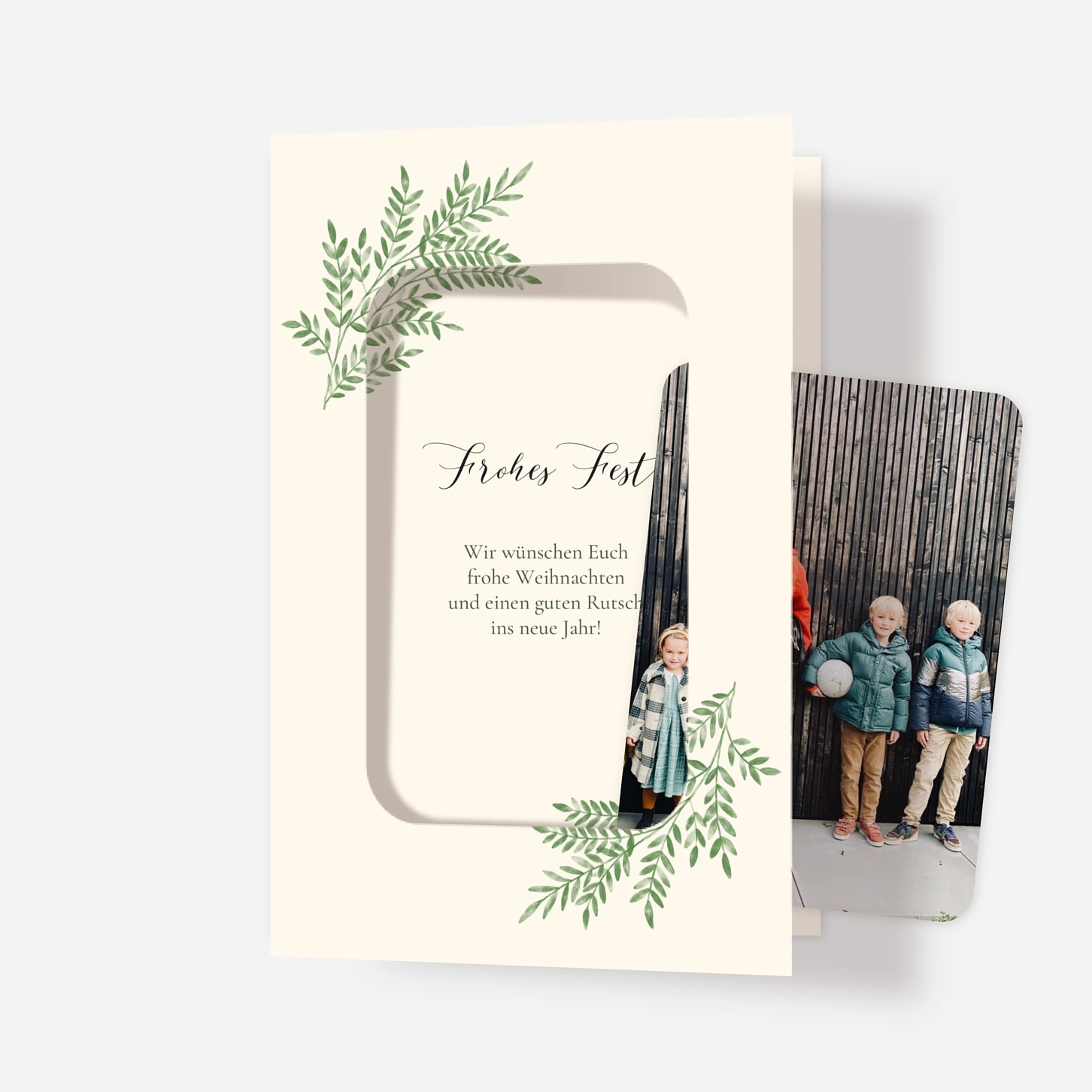 Weihnachtskarte Fauna