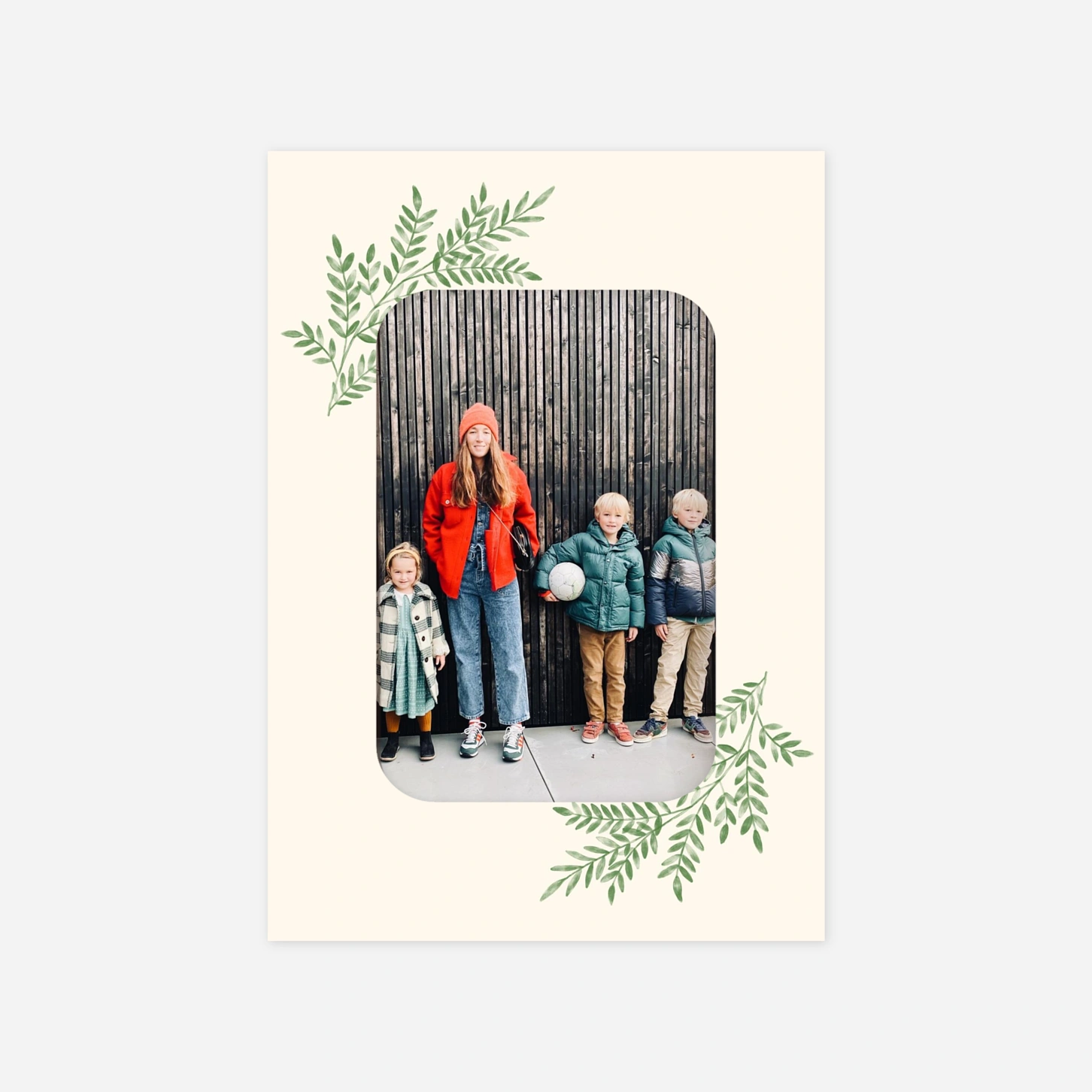 Weihnachtskarte Fauna