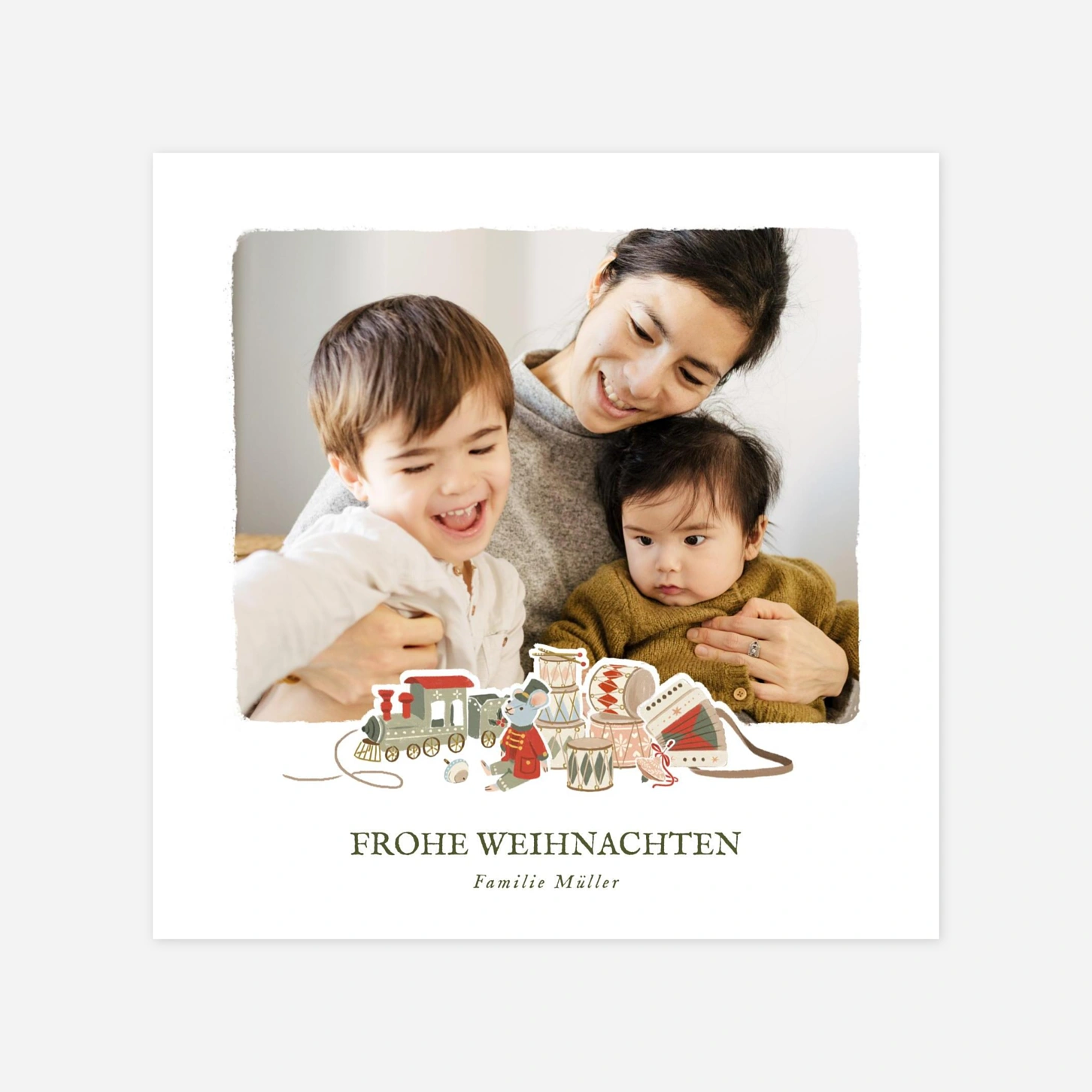 Weihnachtskarte Fest der Freude