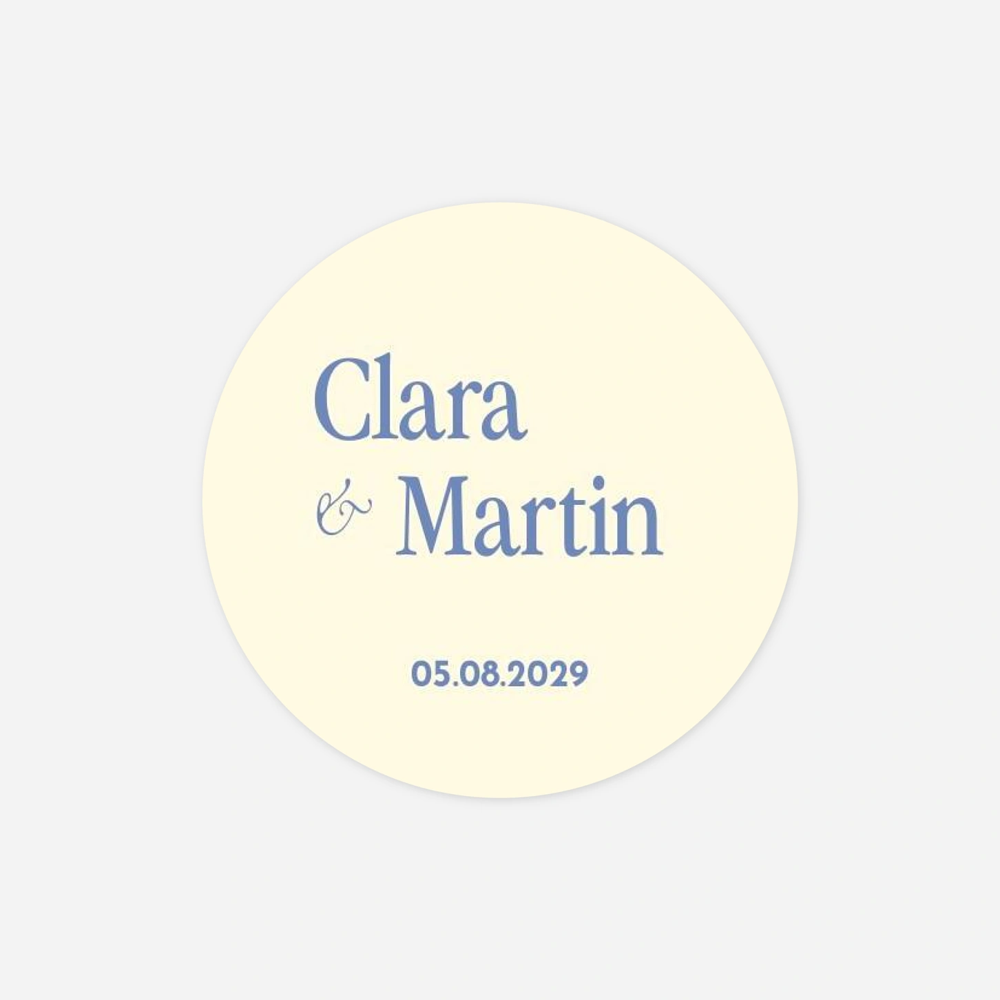 Geschenkaufkleber Hochzeit Farben der Liebe