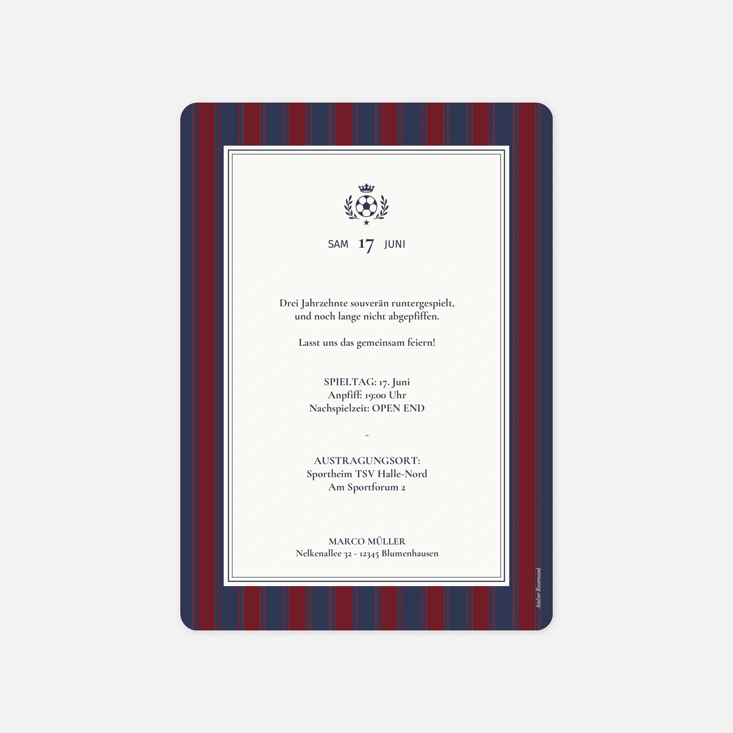 Geburtstagseinladung Club Party