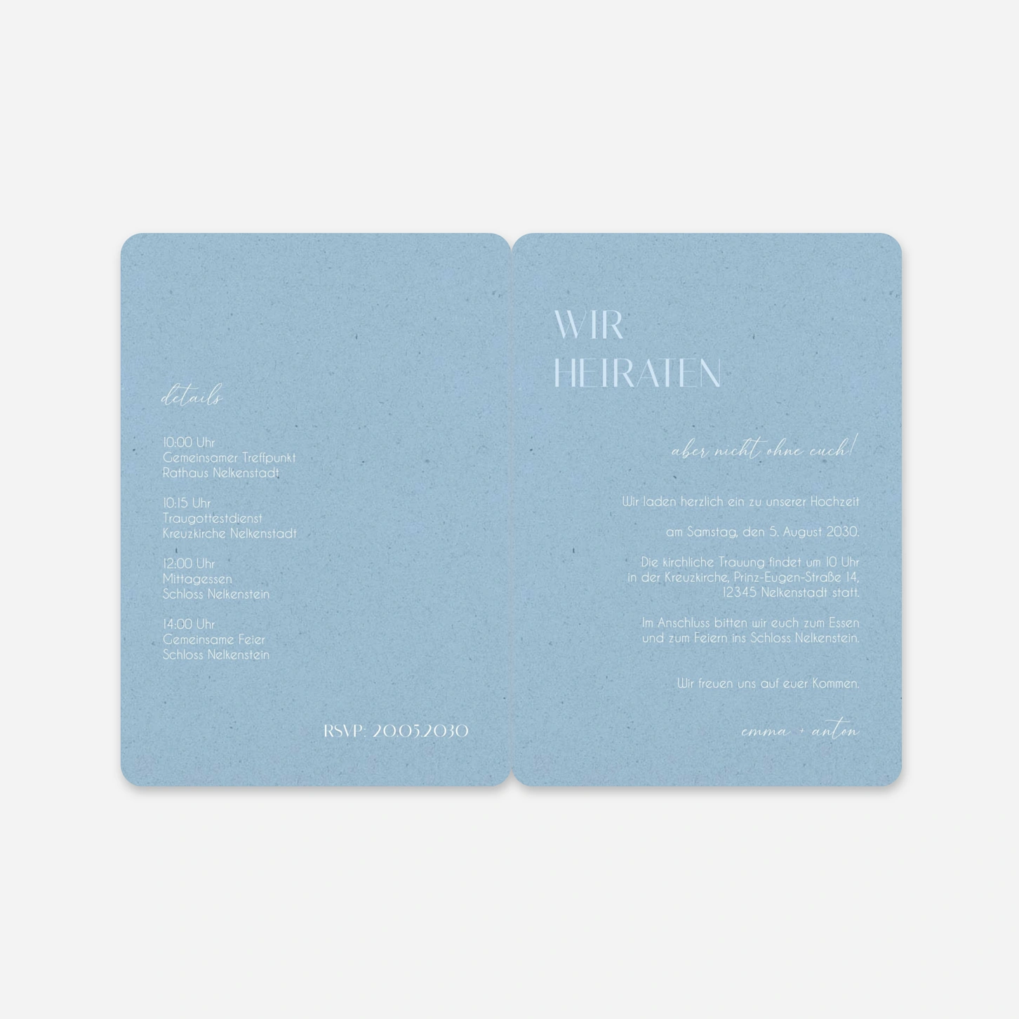 Hochzeitseinladung Feine Harmonie