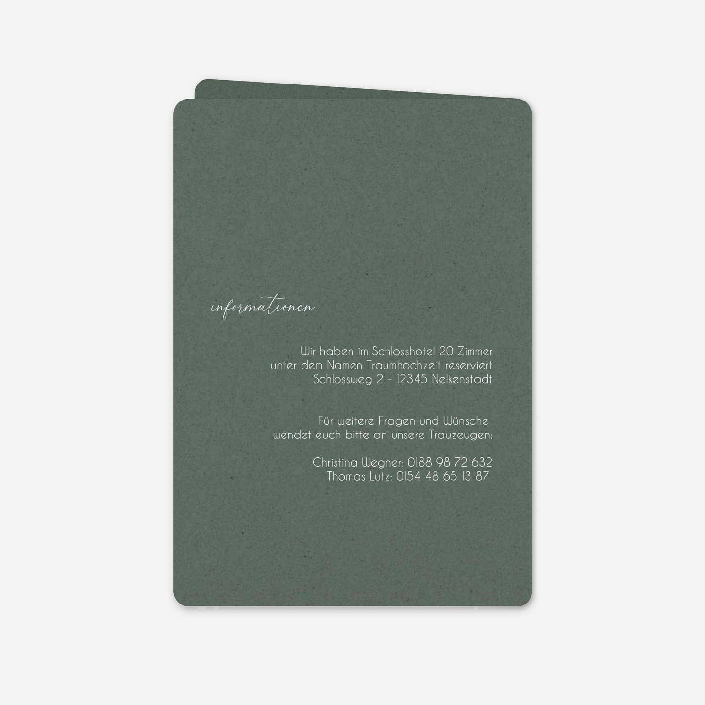 Hochzeitseinladung Feine Harmonie