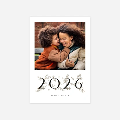 Weihnachtskarte Festliches Ornament