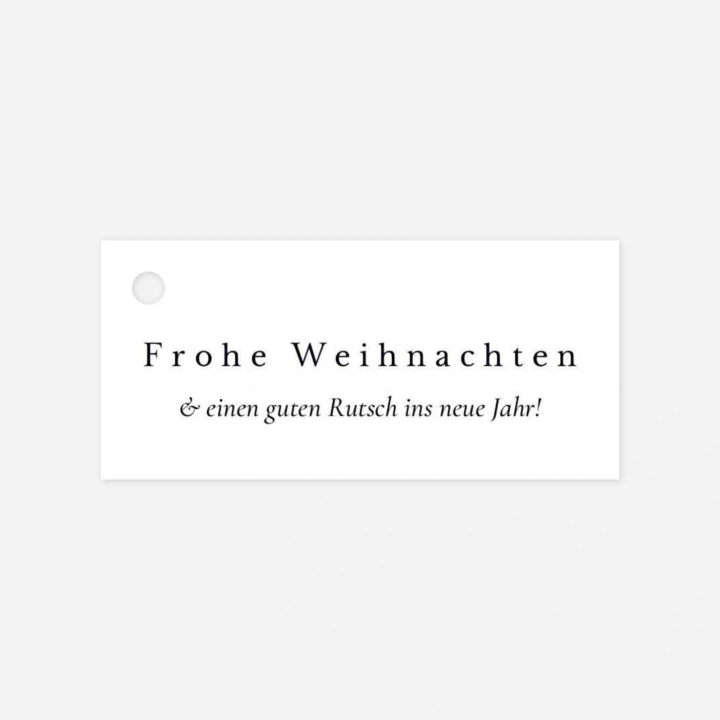 Geschenkeanhänger Festliche Wünsche