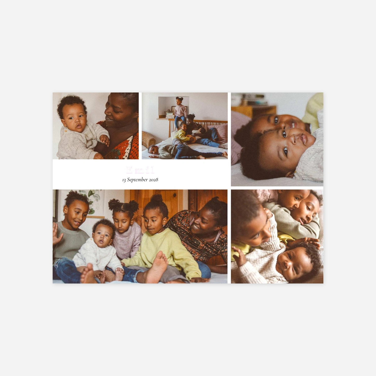 Geburtskarte Freudige Grüße