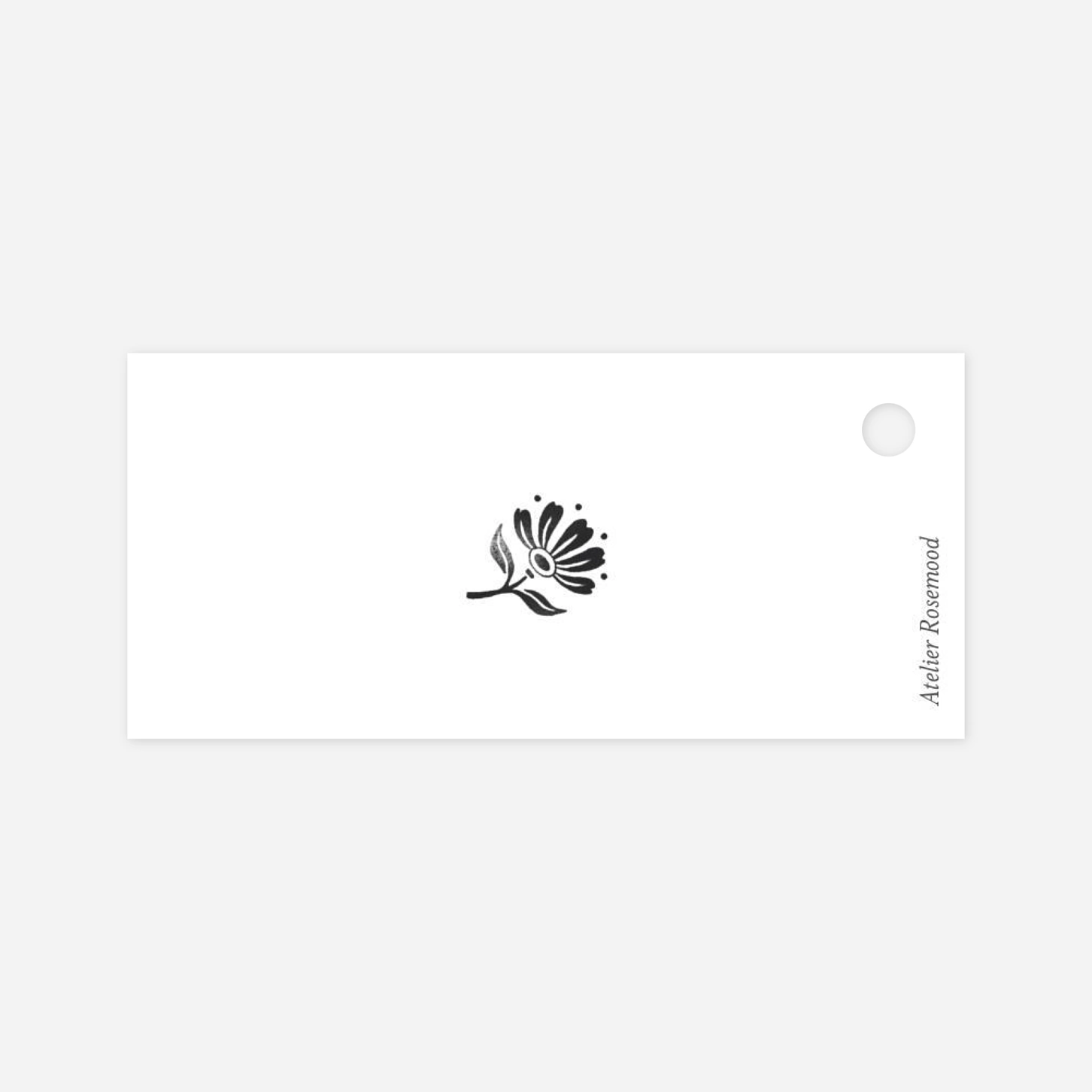Anhänger Hochzeit Fleur minimale