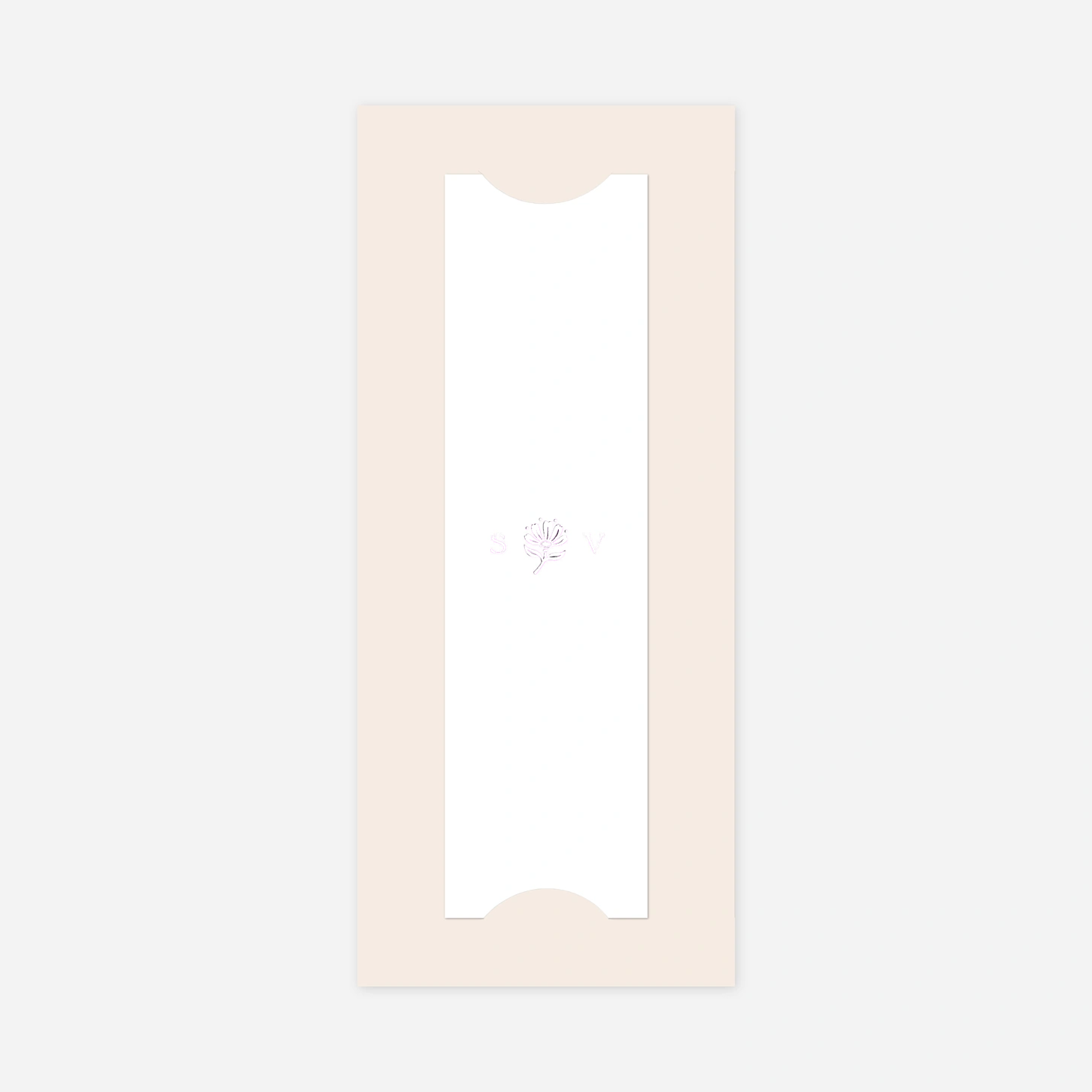 Dankeskarte Hochzeit Fleur minimale