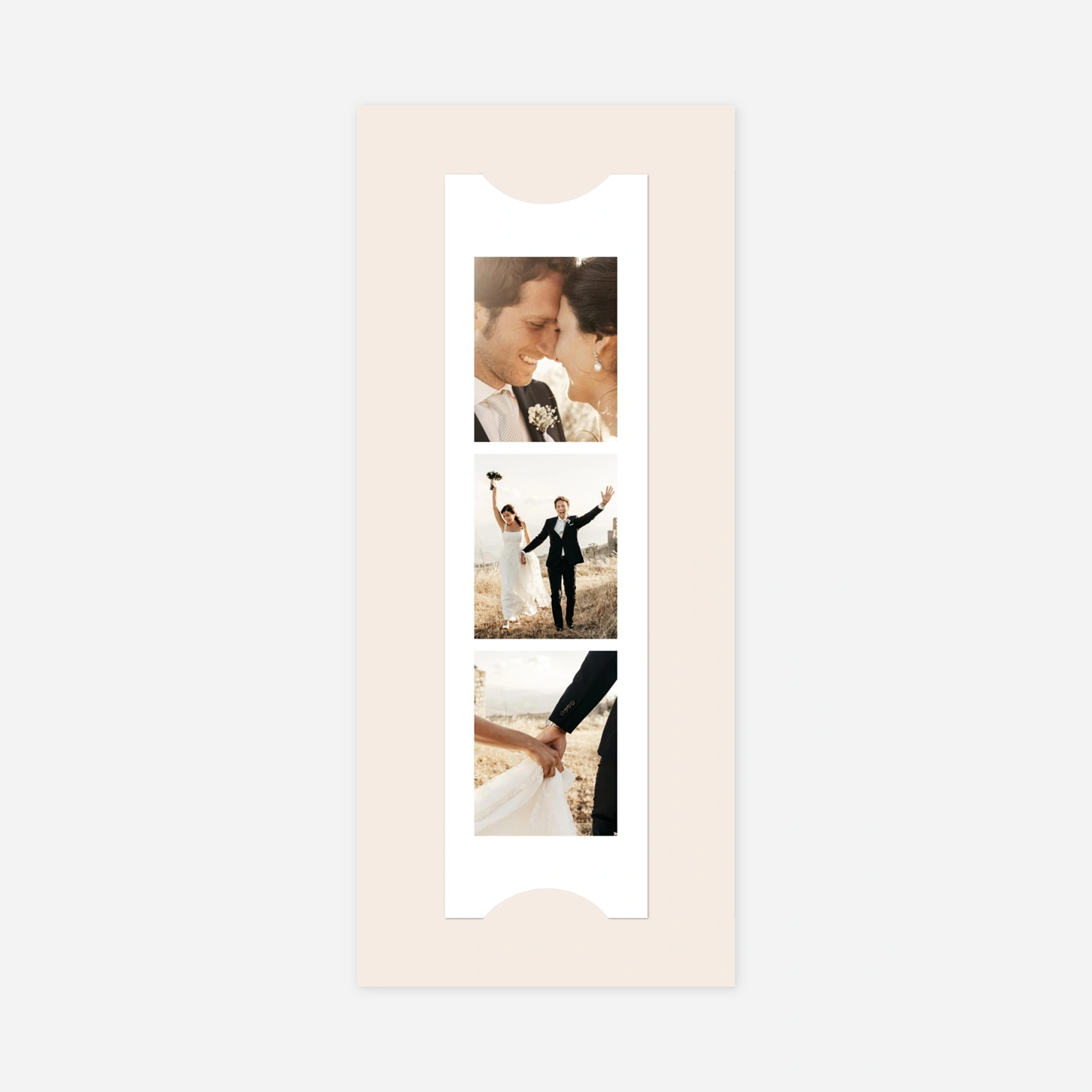 Dankeskarte Hochzeit Fleur minimale